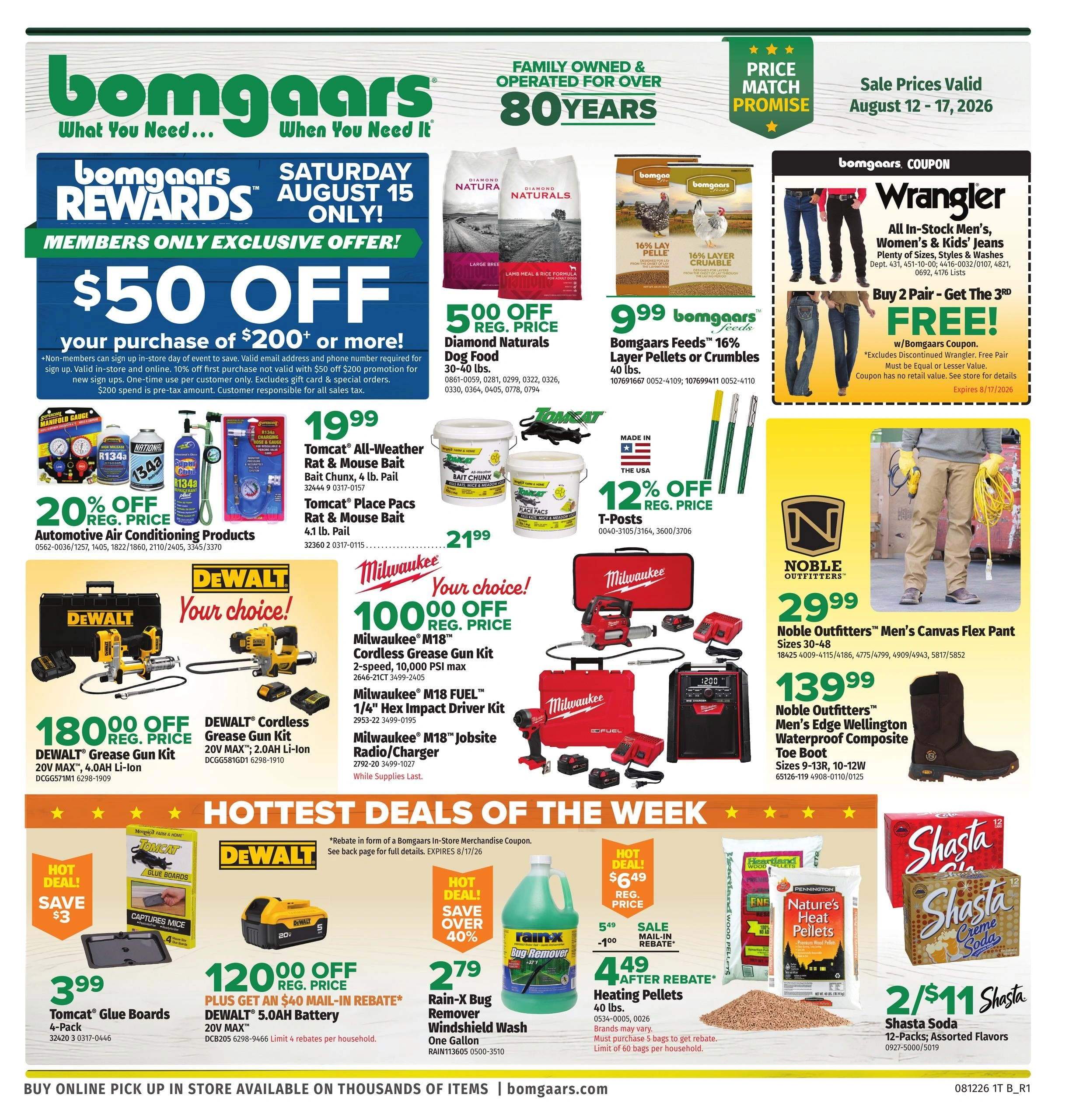 Bomgaars flyer page 1