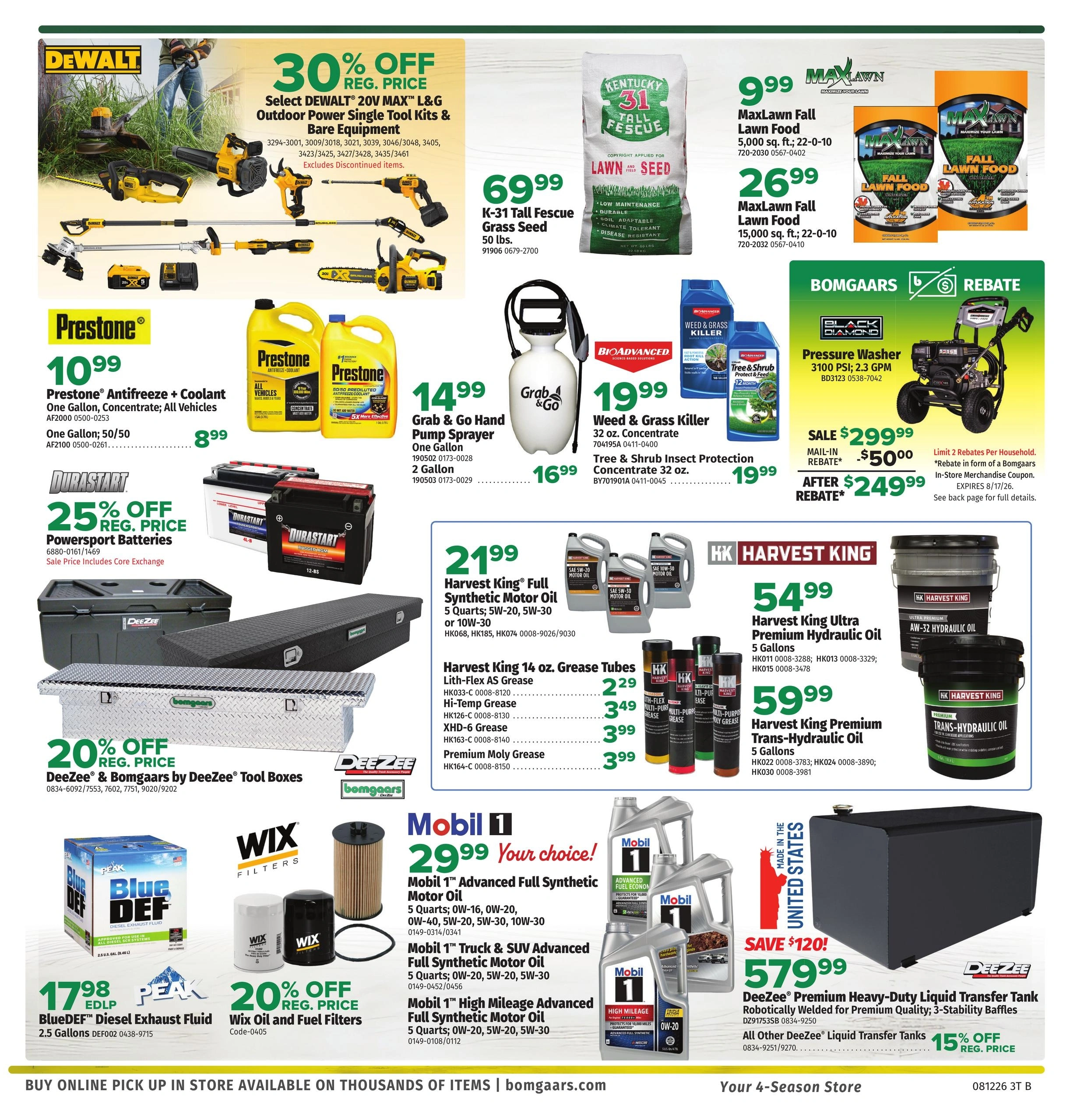 Bomgaars flyer page 3