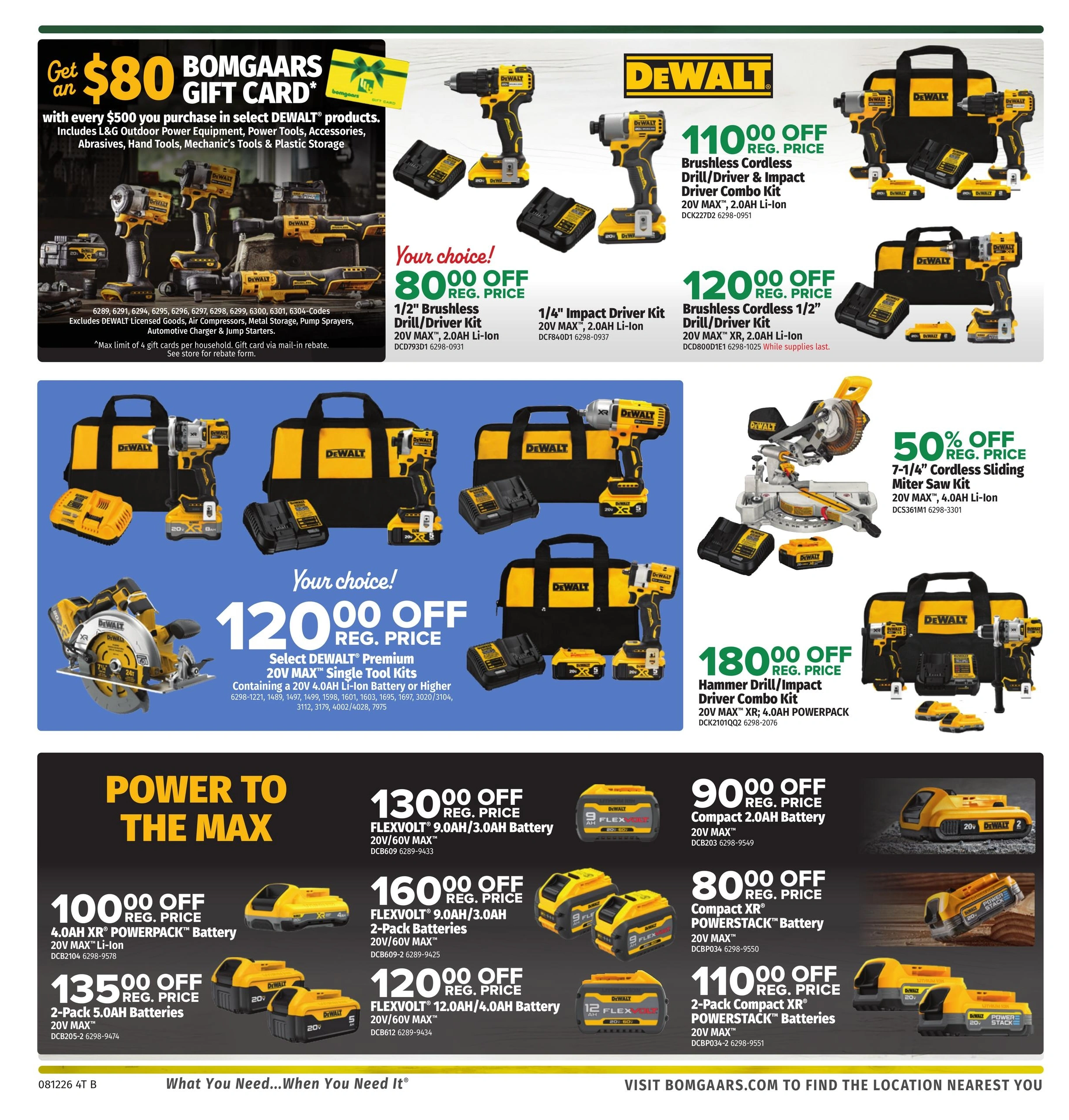 Bomgaars flyer page 4