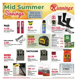 Runnings Mid Summer Savings
