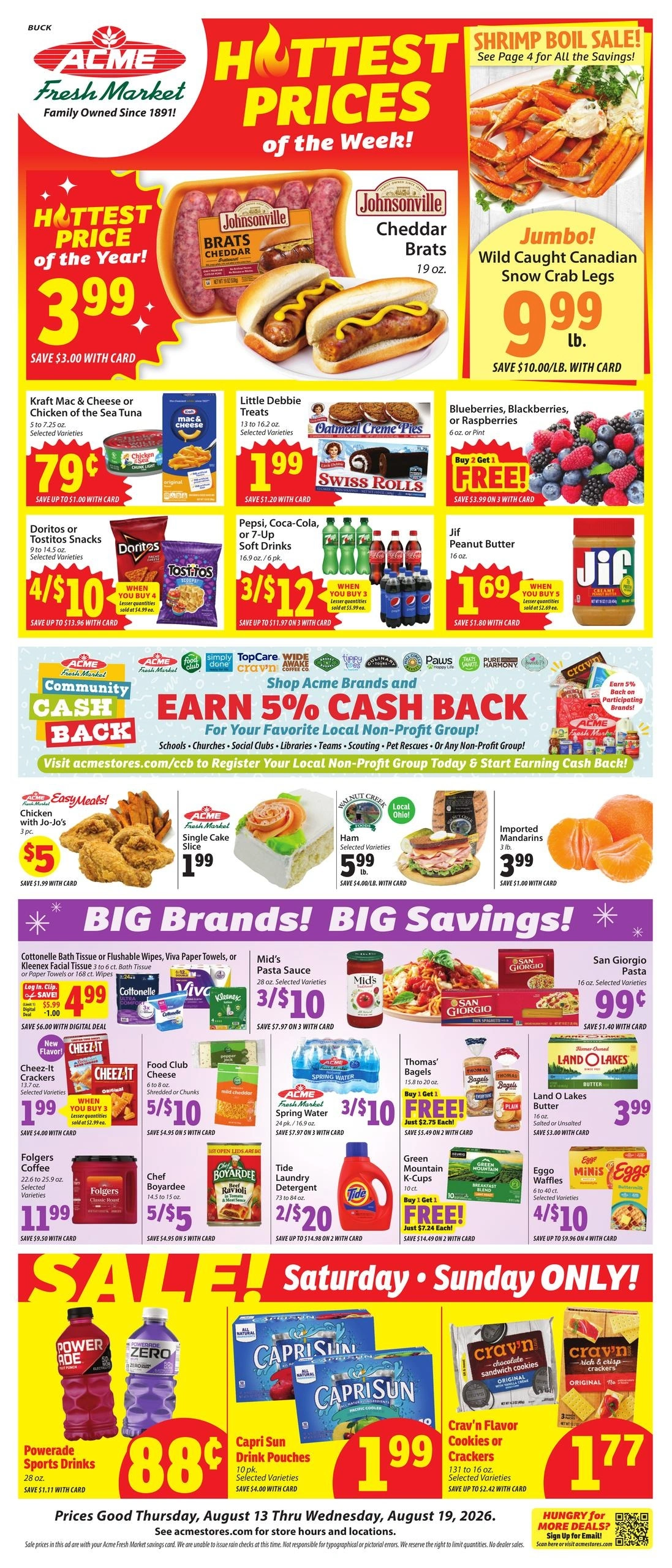 Acme Fresh Market flyer page 1