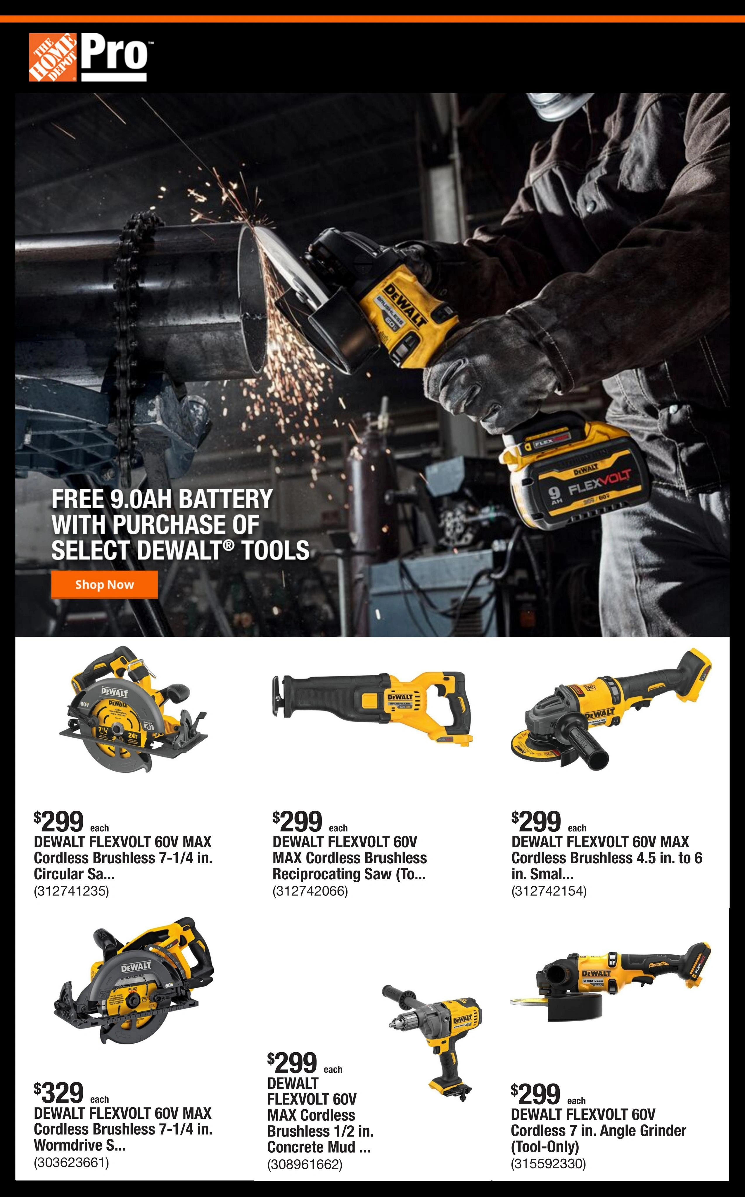 Home Depot flyer page 1