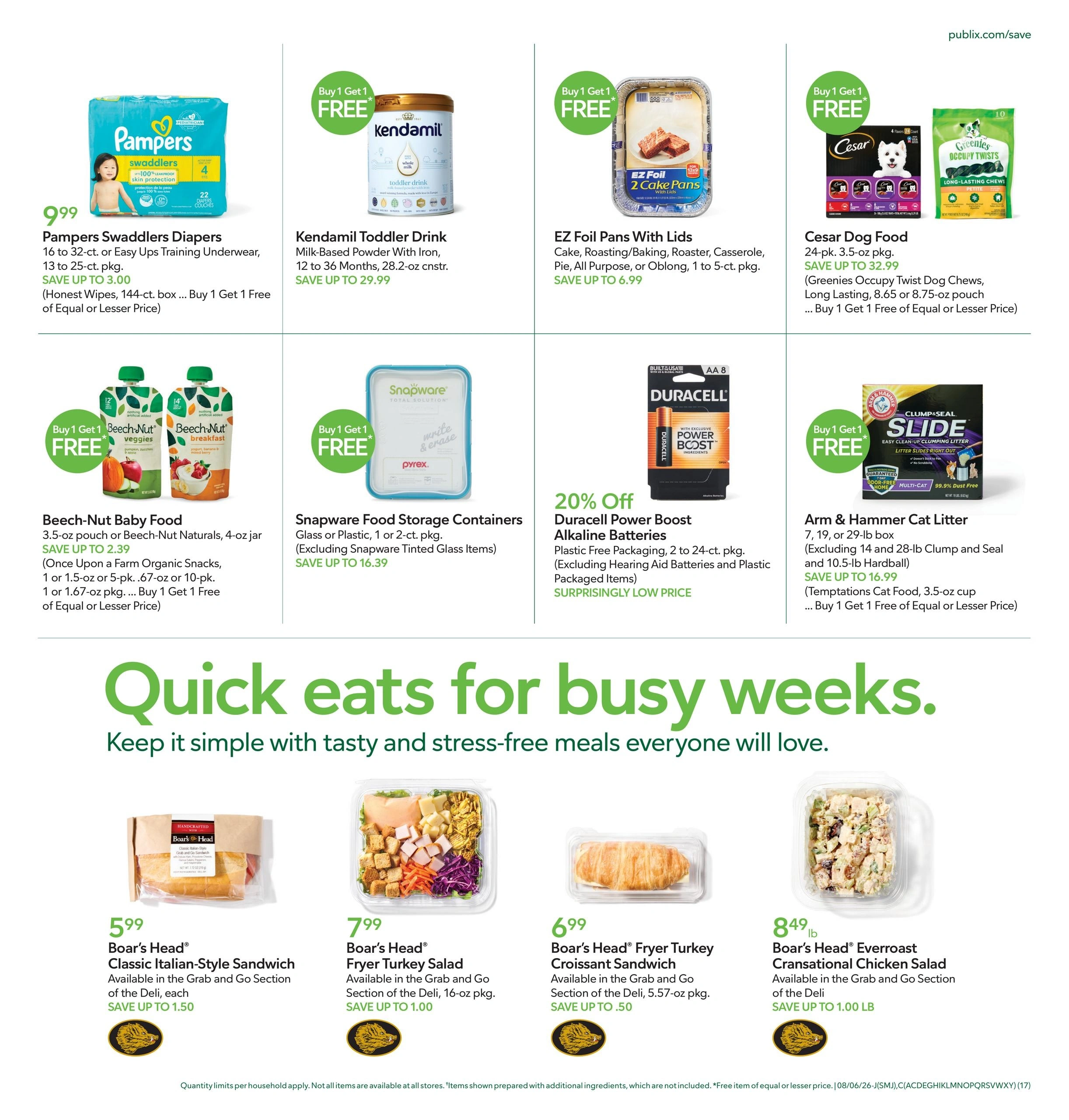 Publix flyer page 17