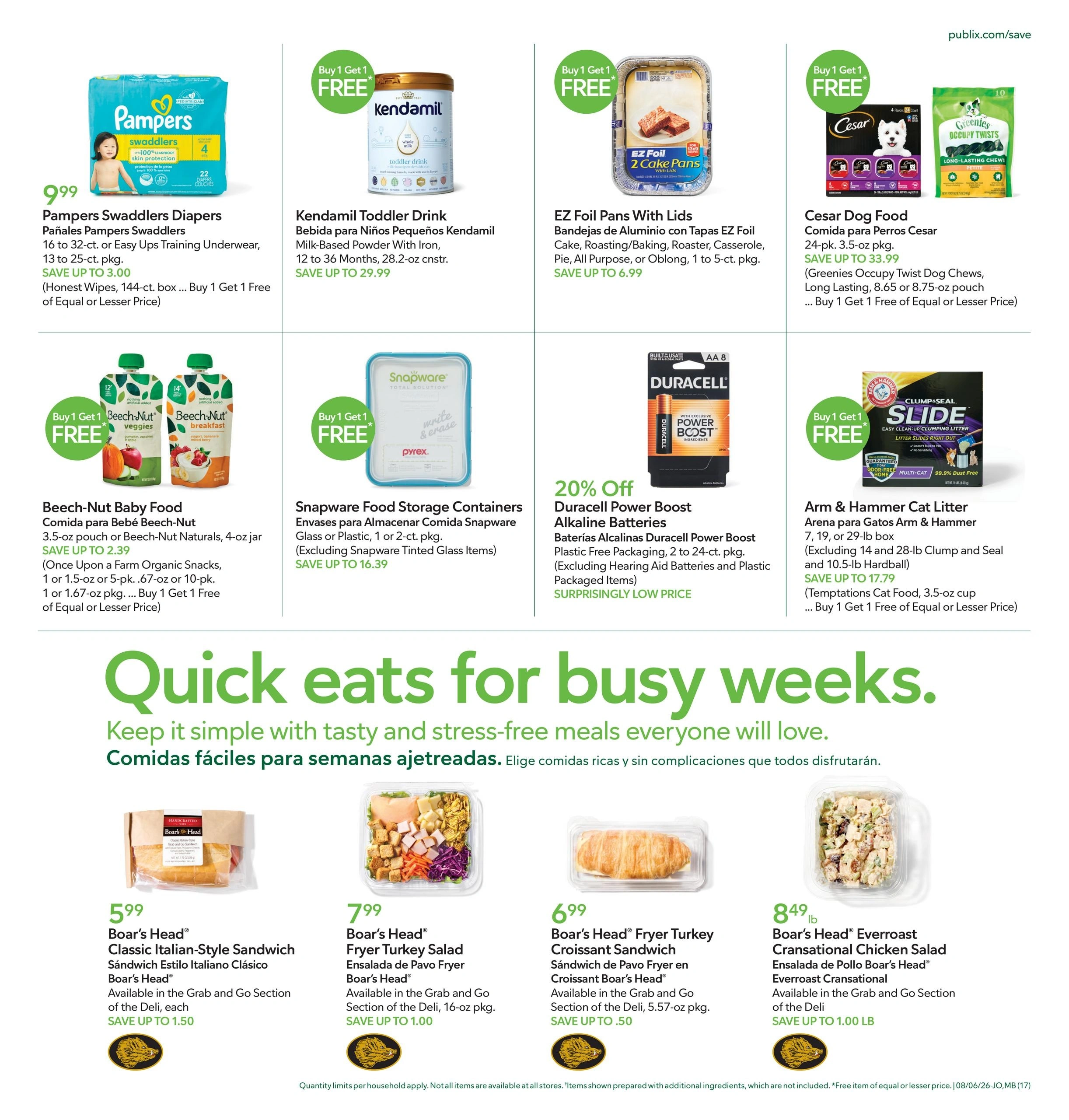 Publix flyer page 17