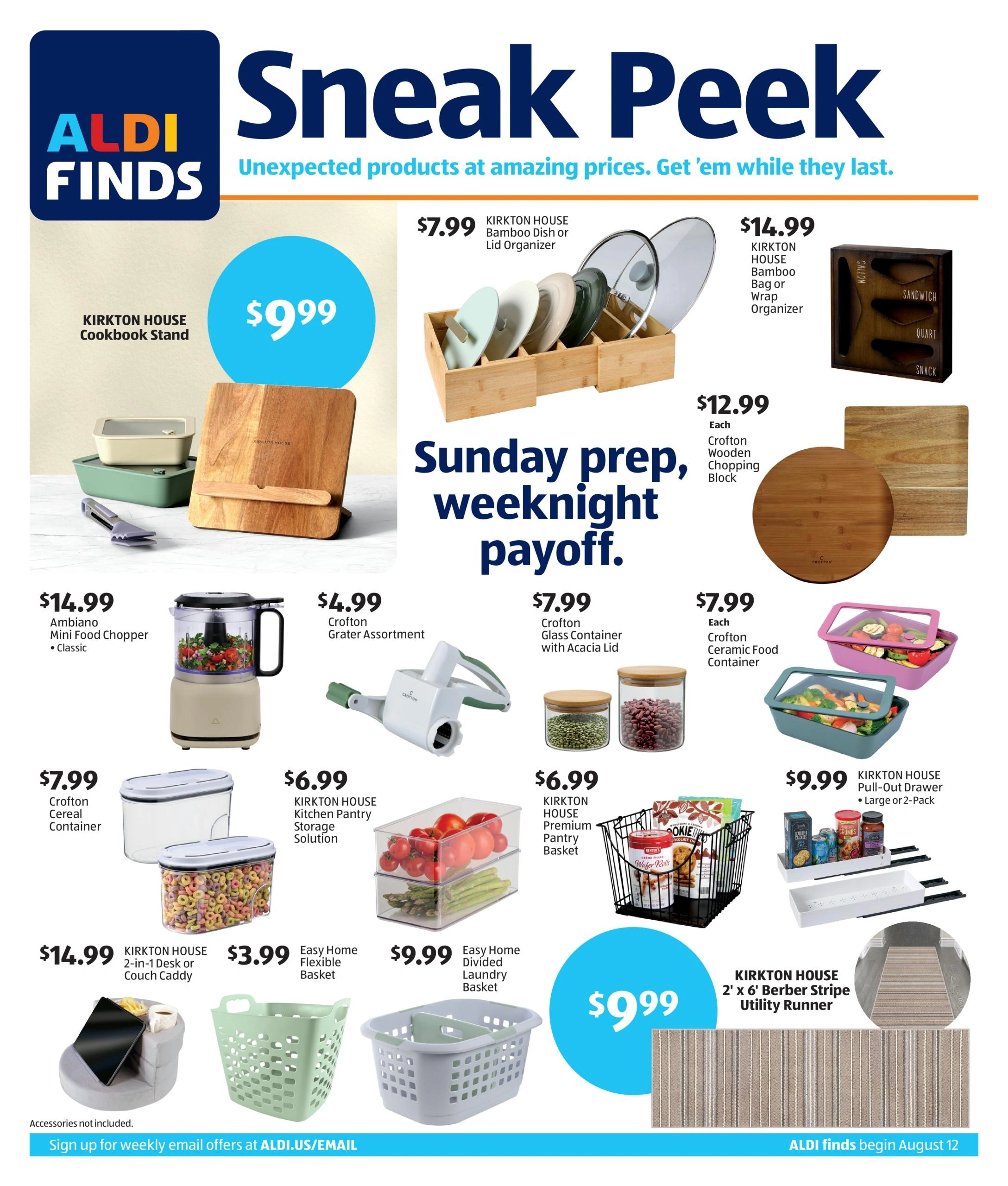 ALDI flyer page 1