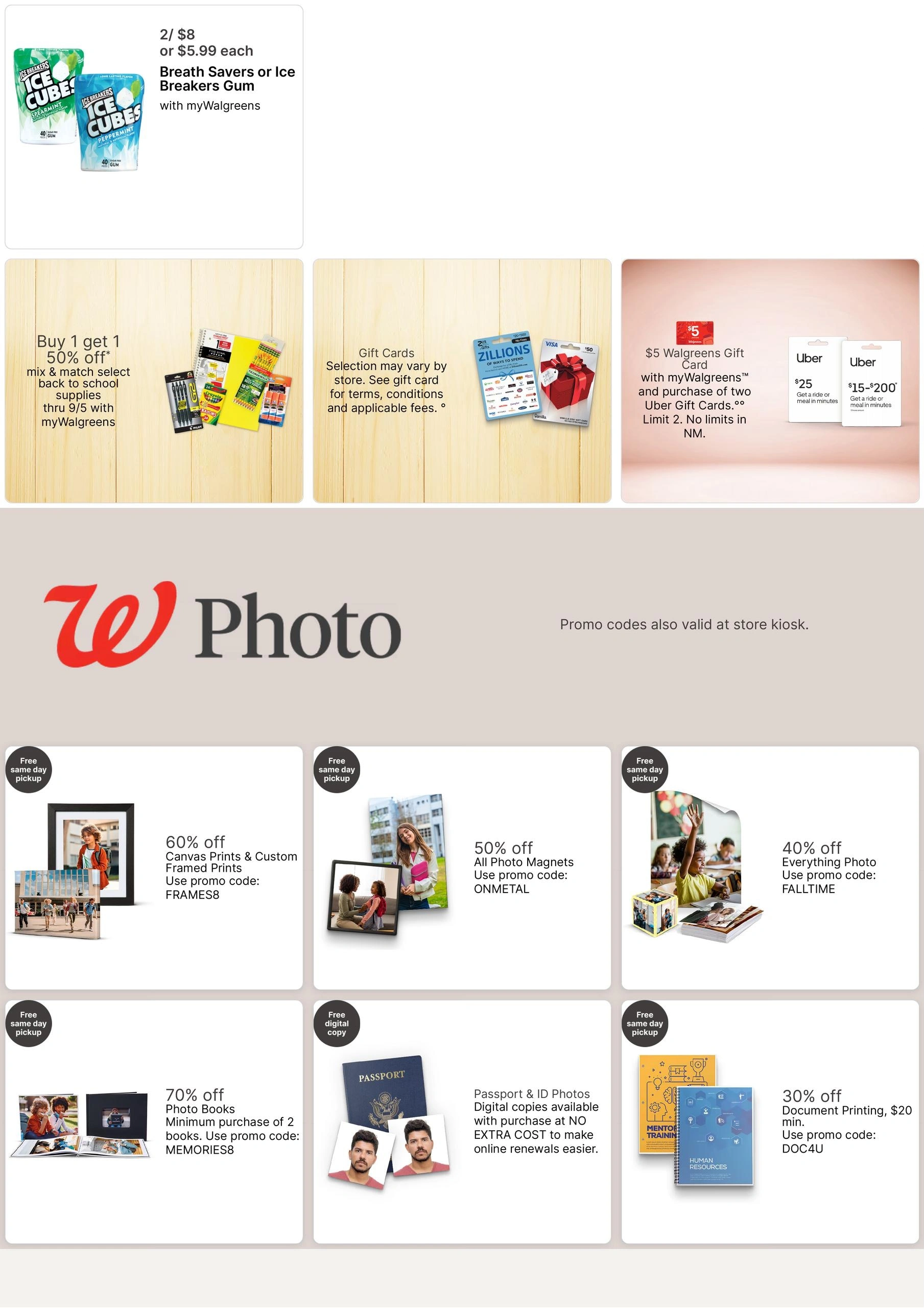 Walgreens flyer page 33