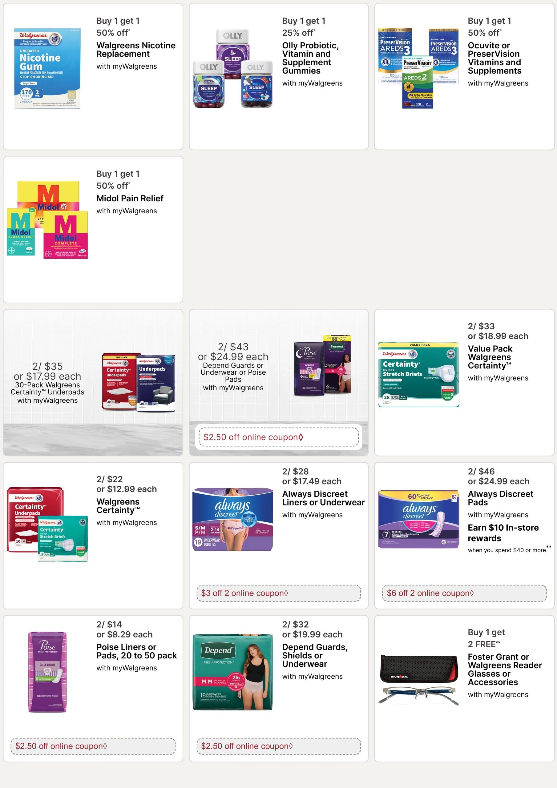 Walgreens flyer page 10