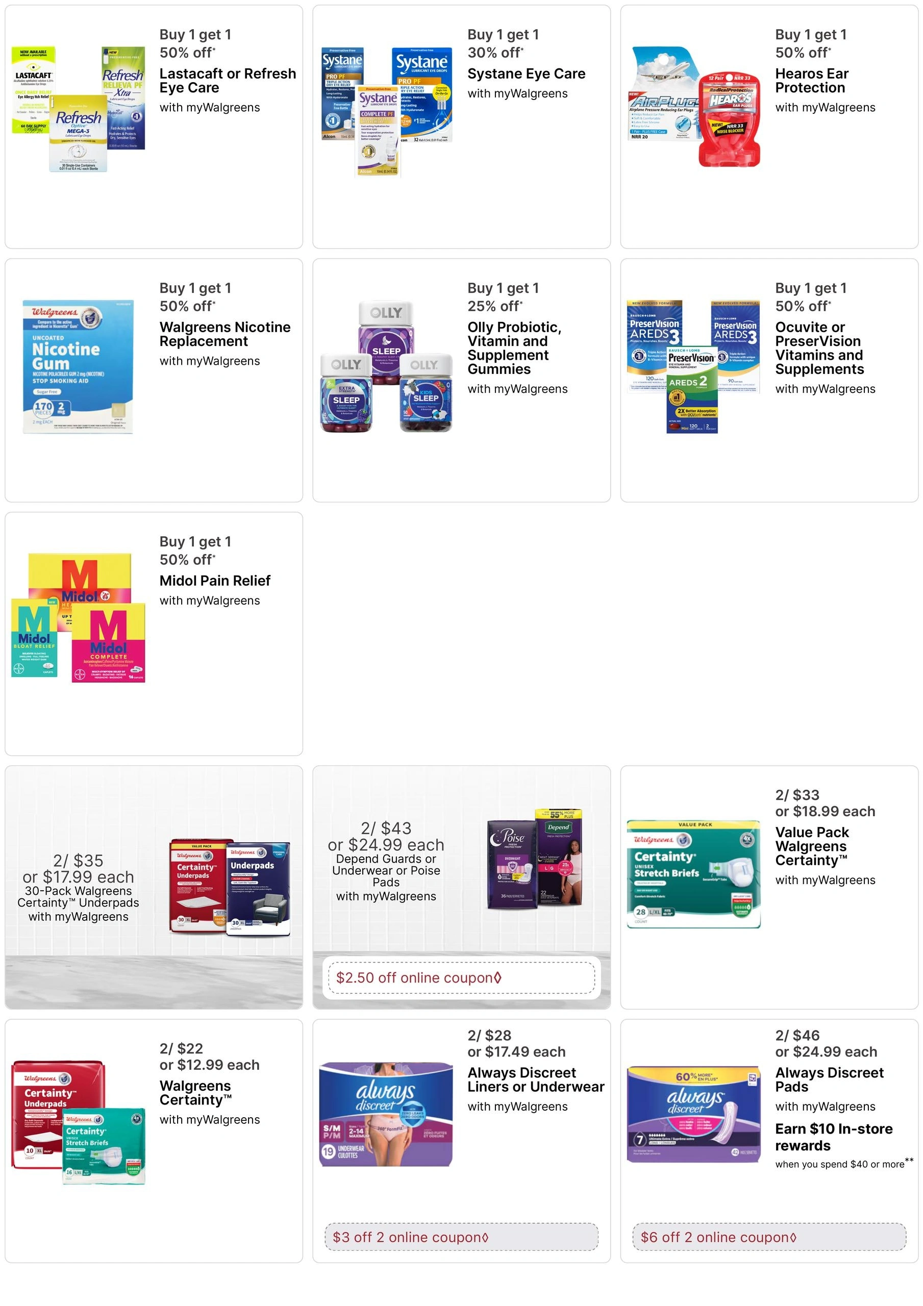 Walgreens flyer page 10