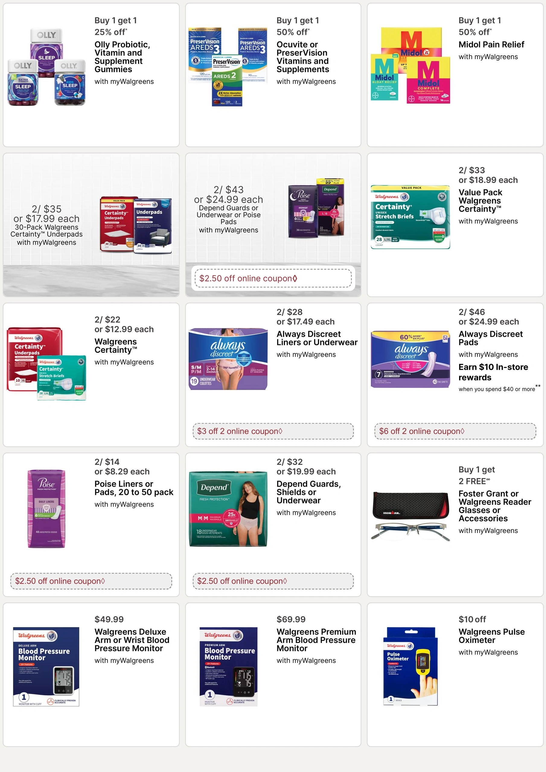 Walgreens flyer page 10