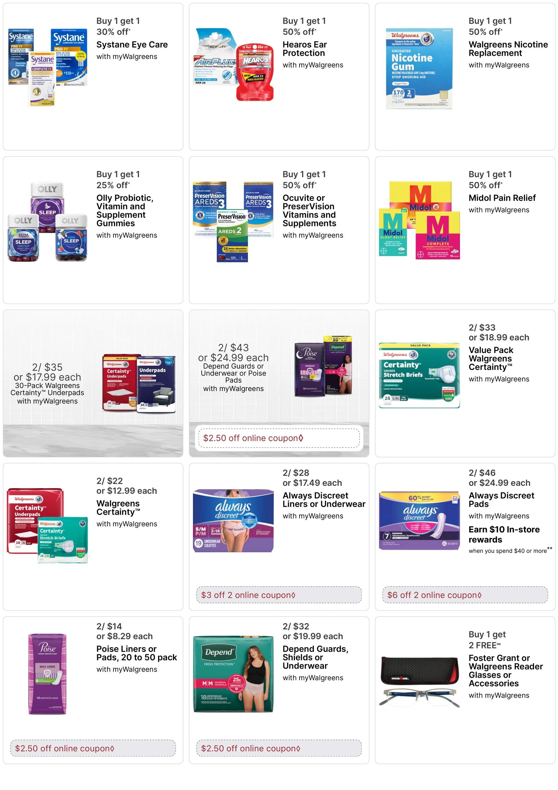 Walgreens flyer page 10
