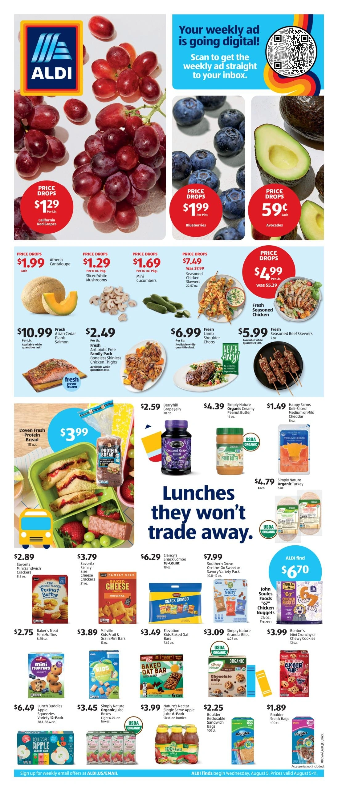 ALDI flyer page 1