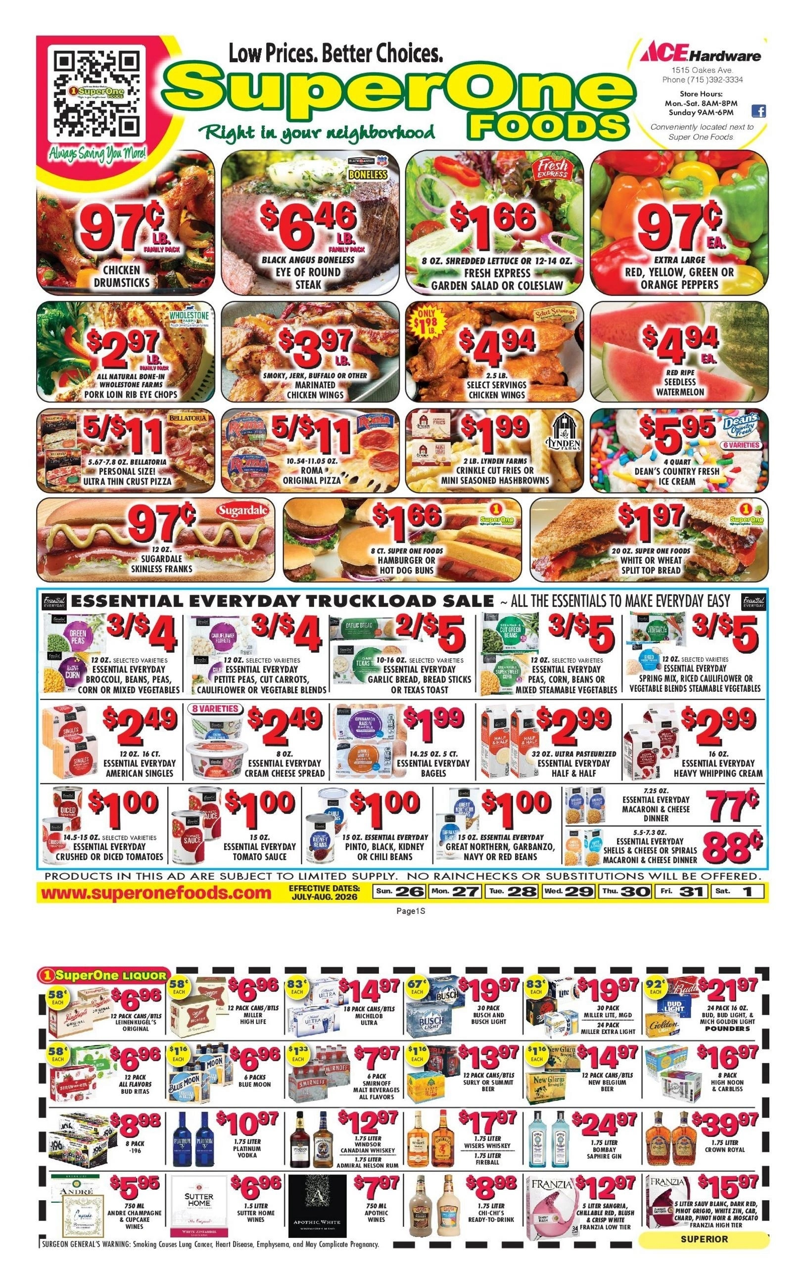 Super One Foods flyer page 17