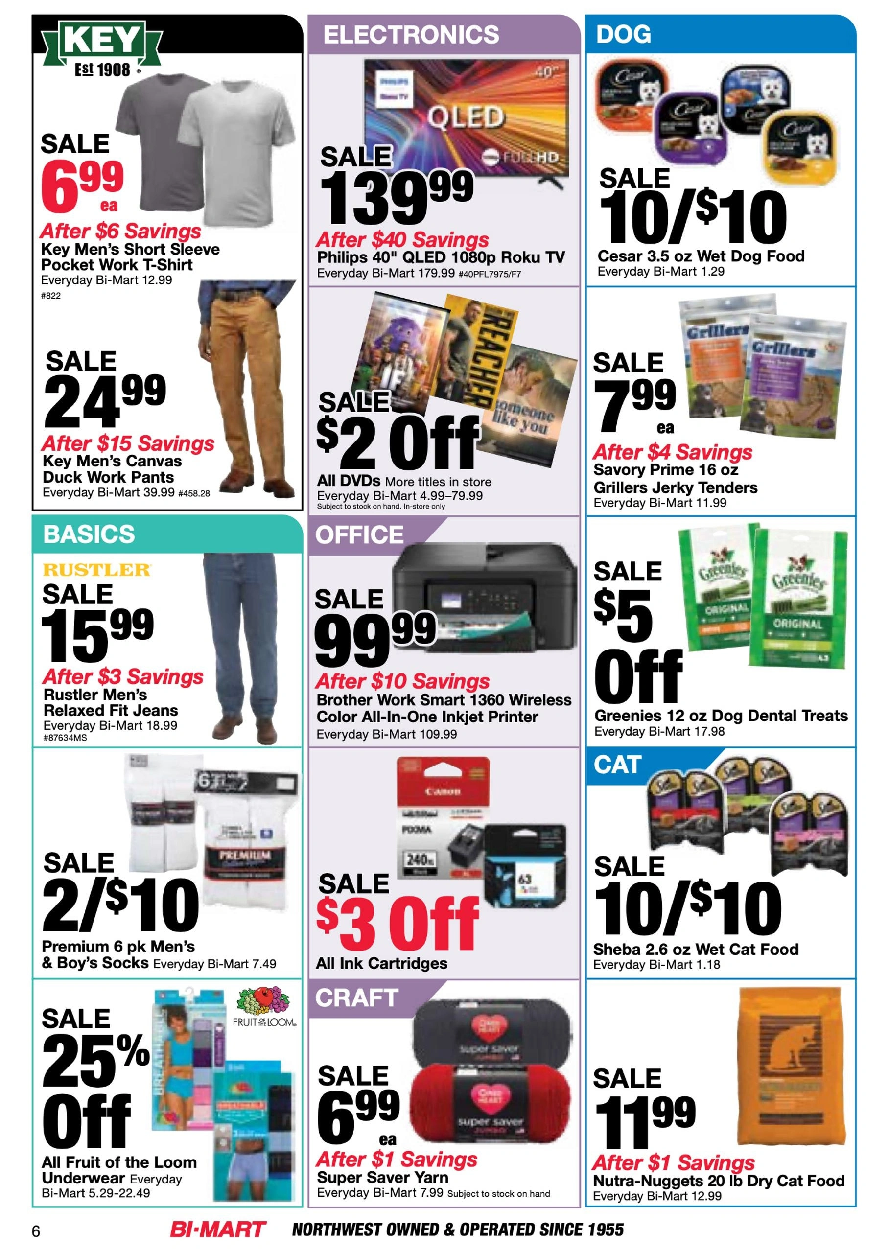Bi-Mart flyer page 6
