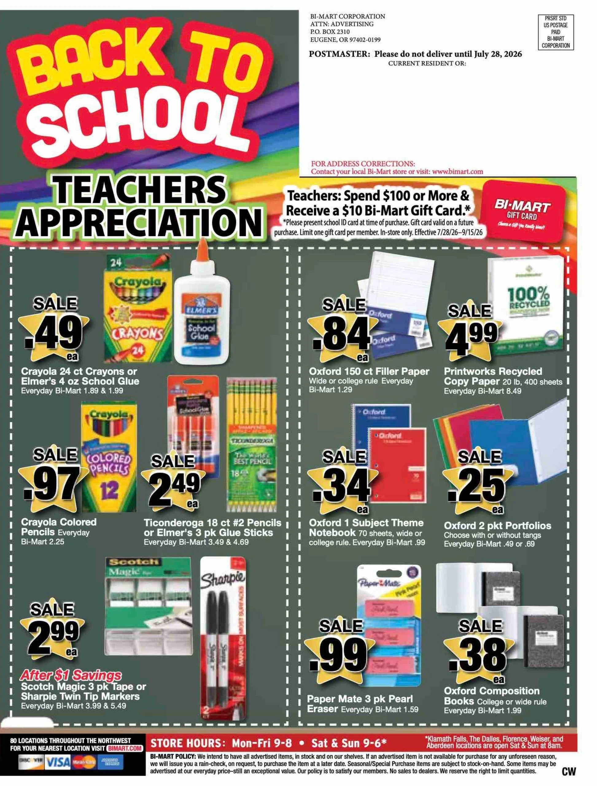 Bi-Mart flyer page 12