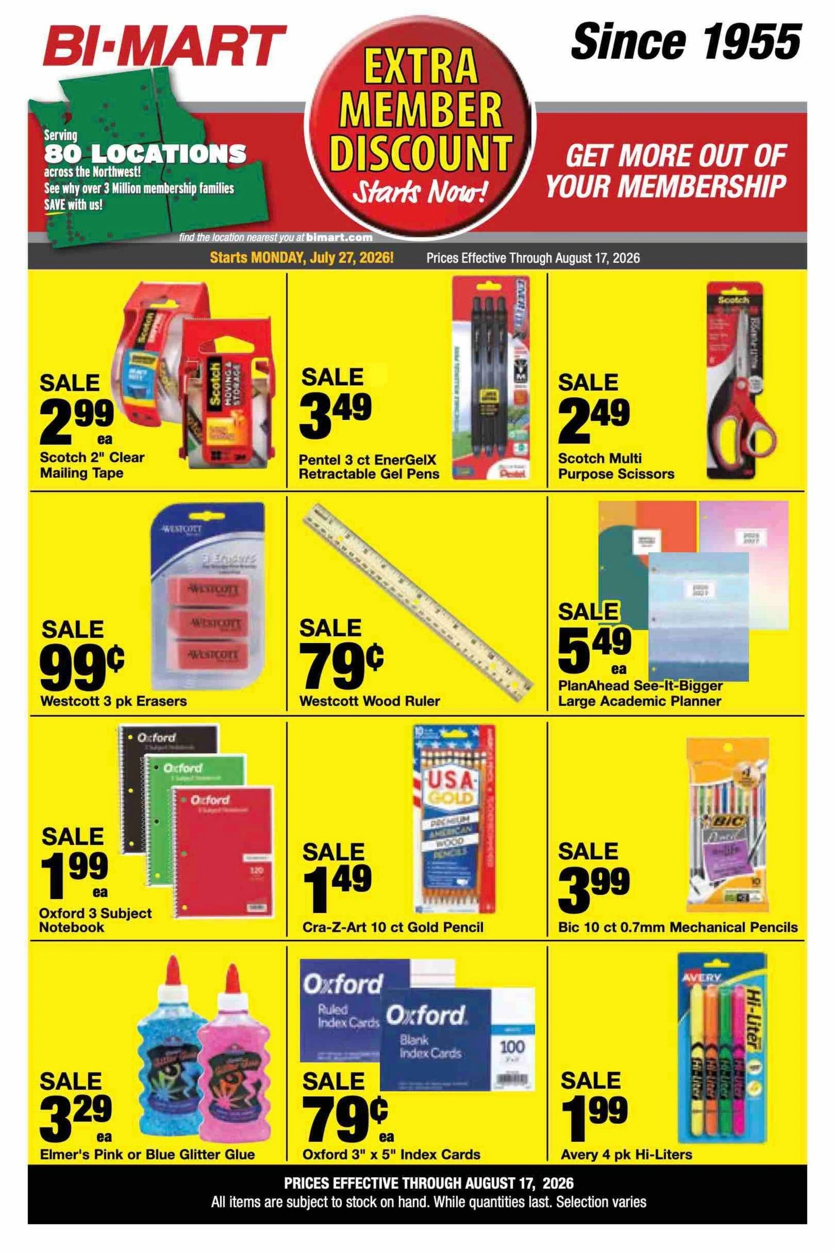 Bi-Mart flyer page 17