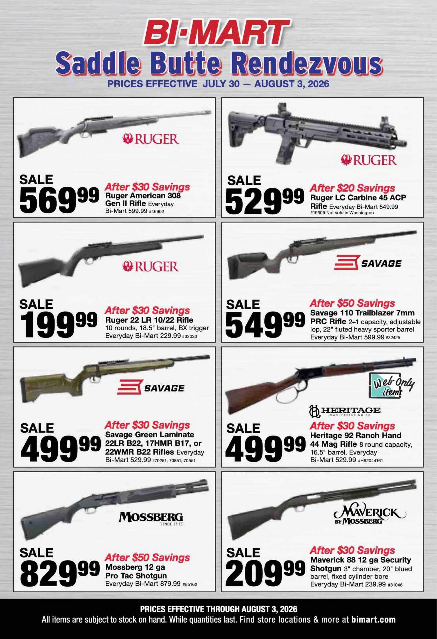 Bi-Mart flyer page 33