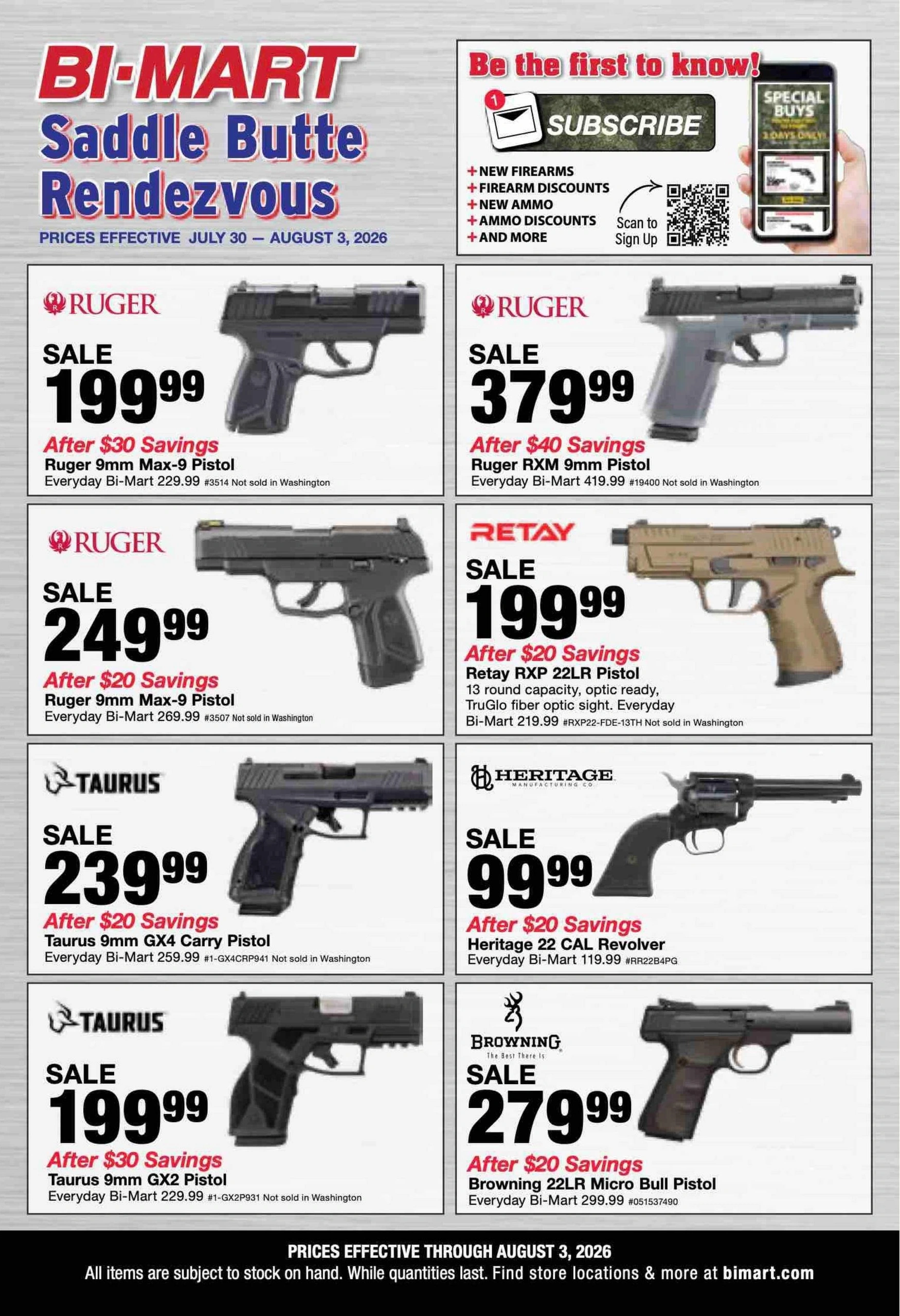 Bi-Mart flyer page 34