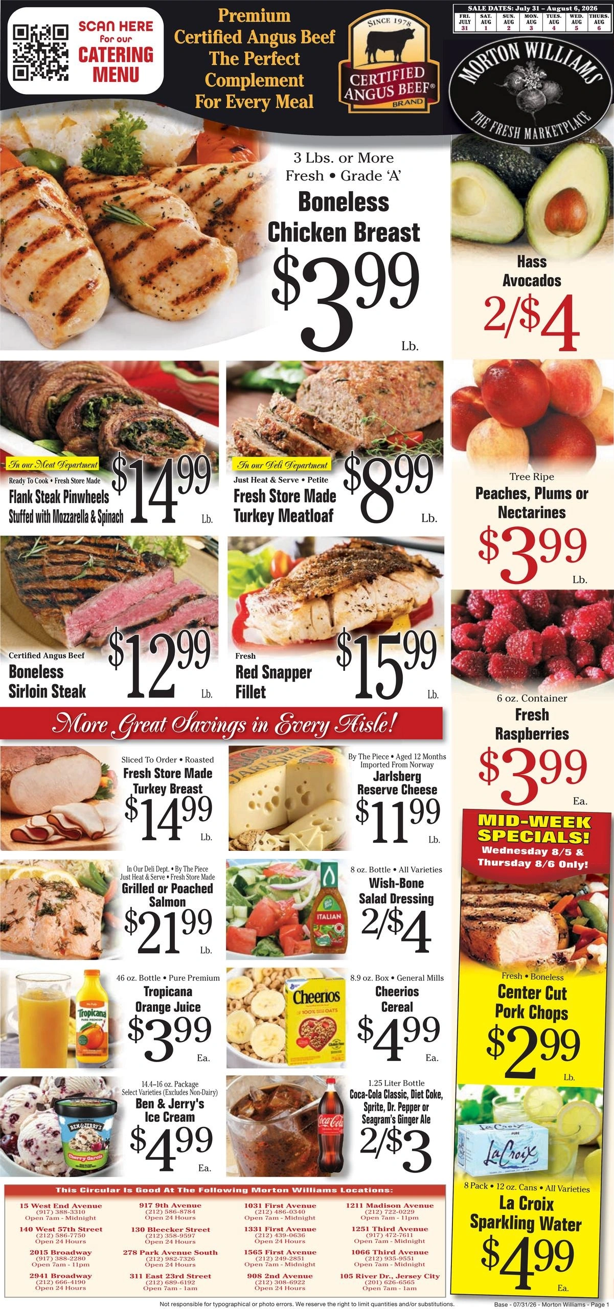 Morton Williams Supermarket flyer page 1