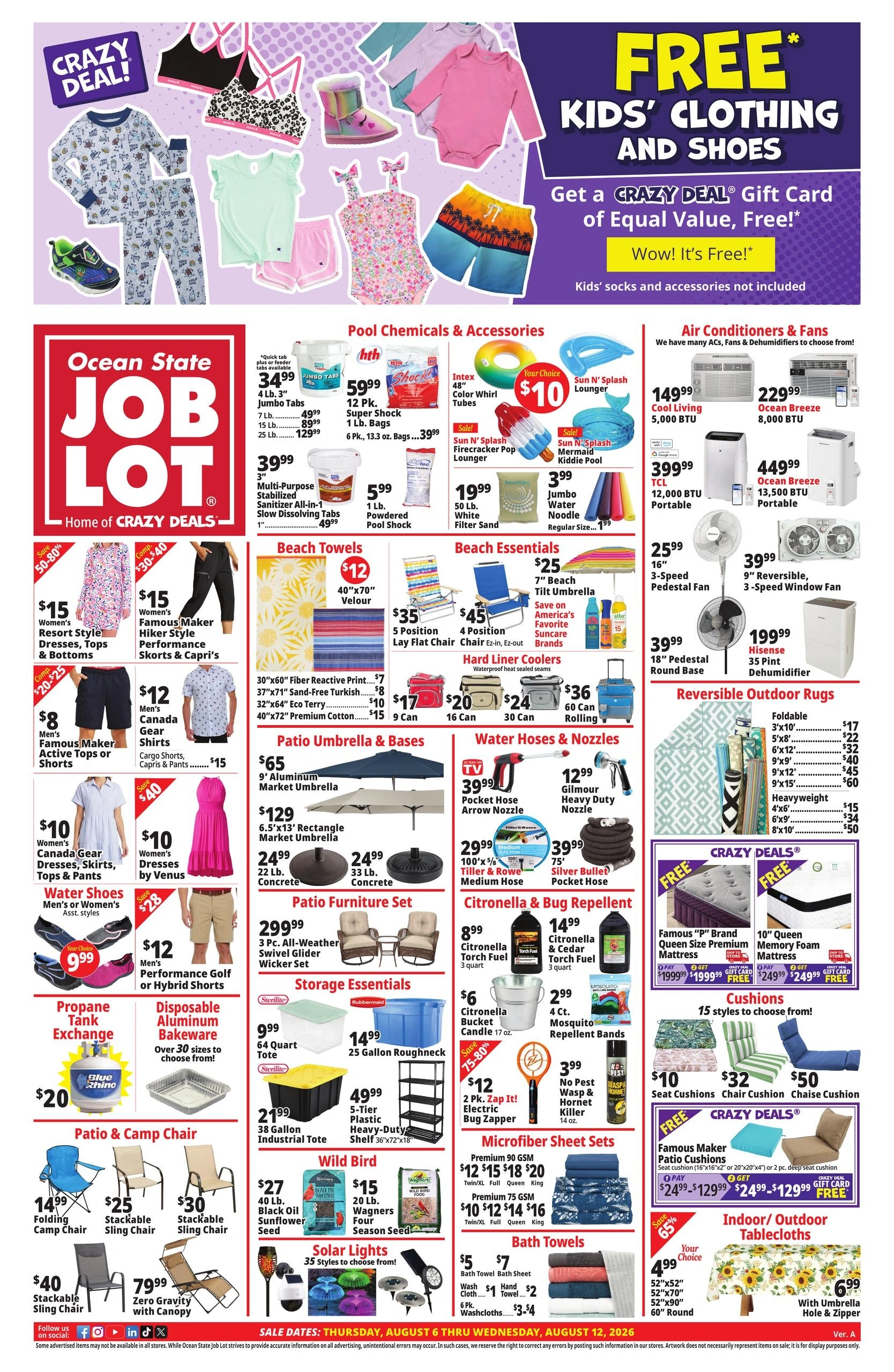 Ocean State Job Lot flyer page 1