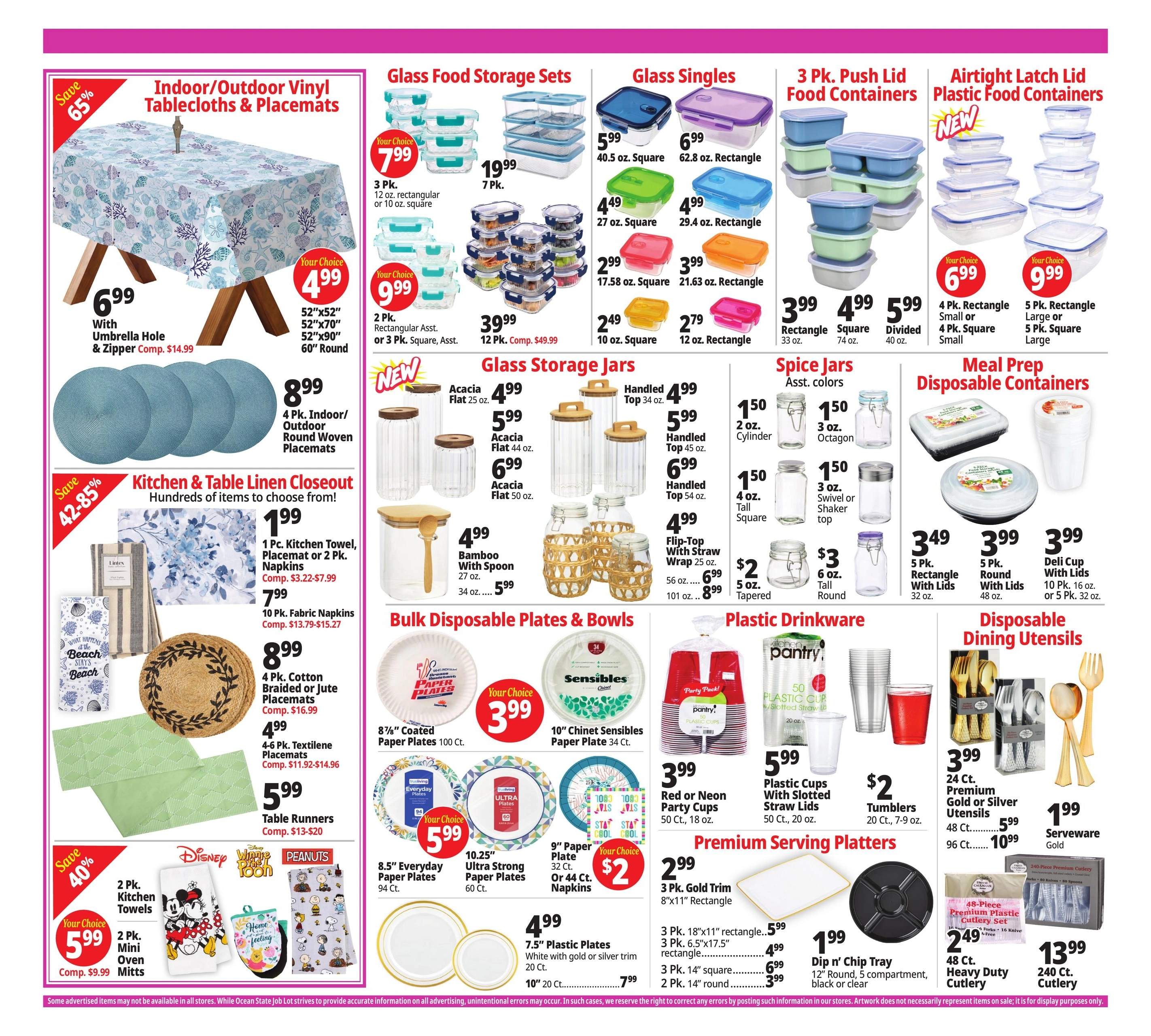 Ocean State Job Lot flyer page 14