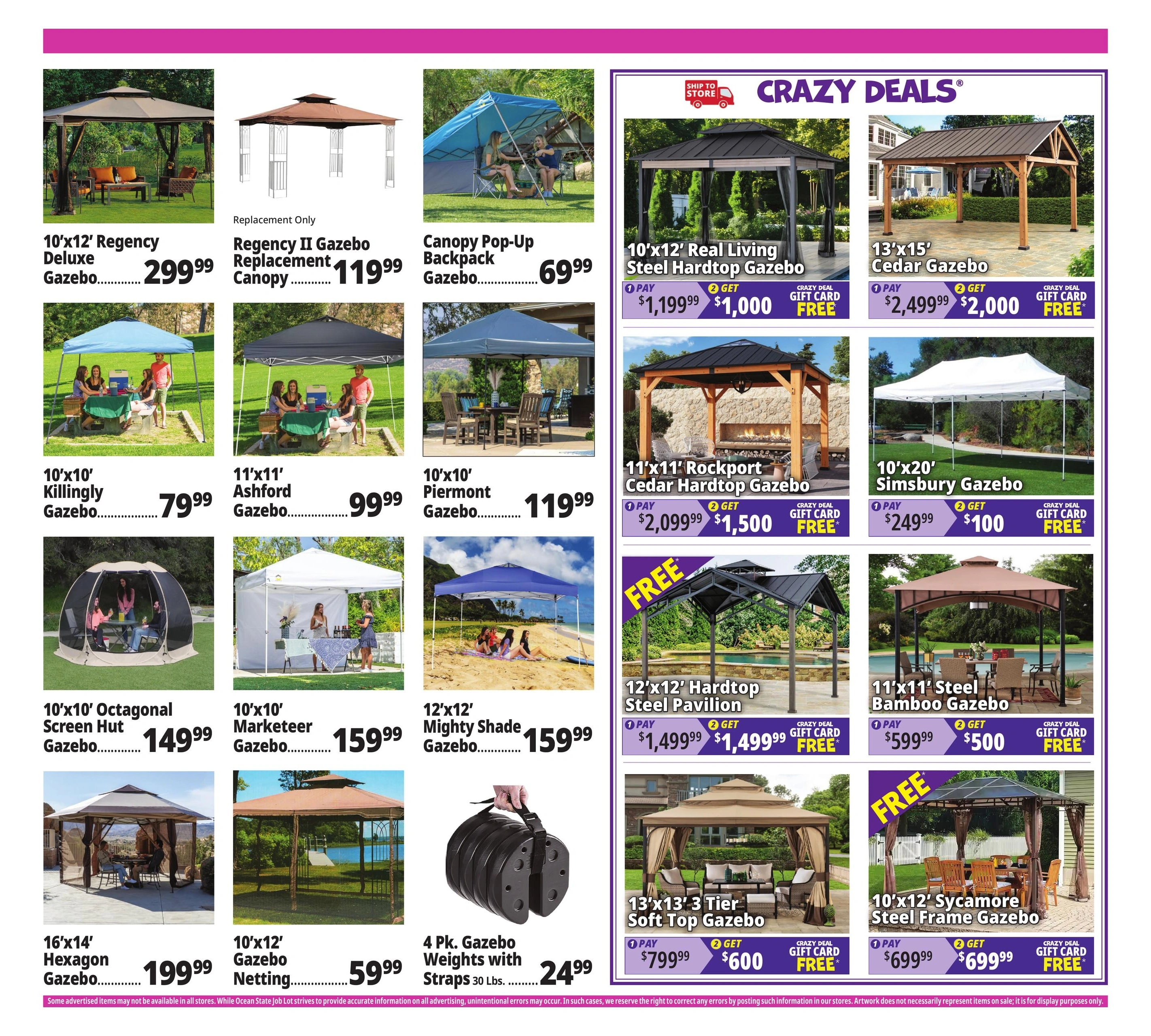 Ocean State Job Lot flyer page 15