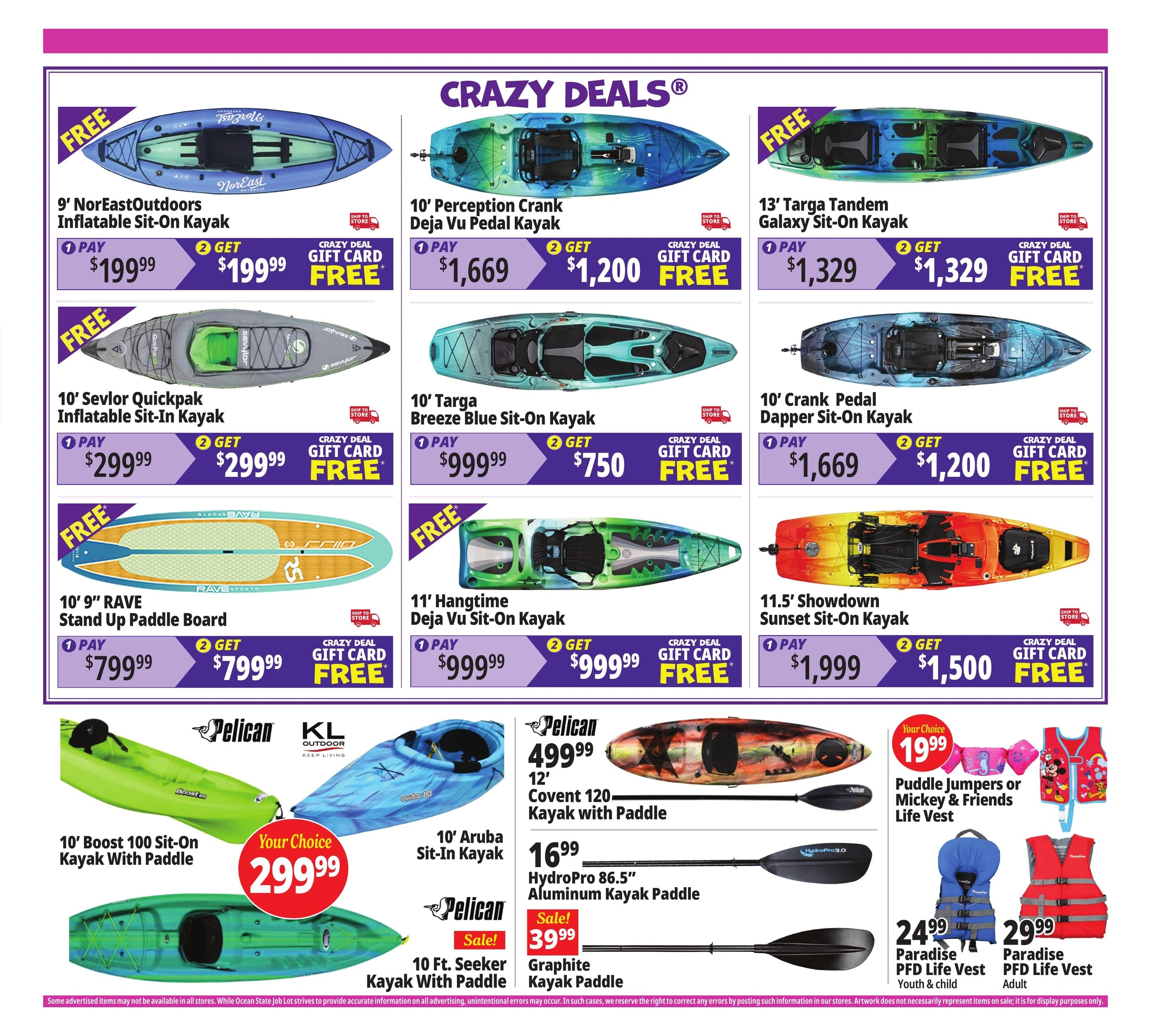 Ocean State Job Lot flyer page 16