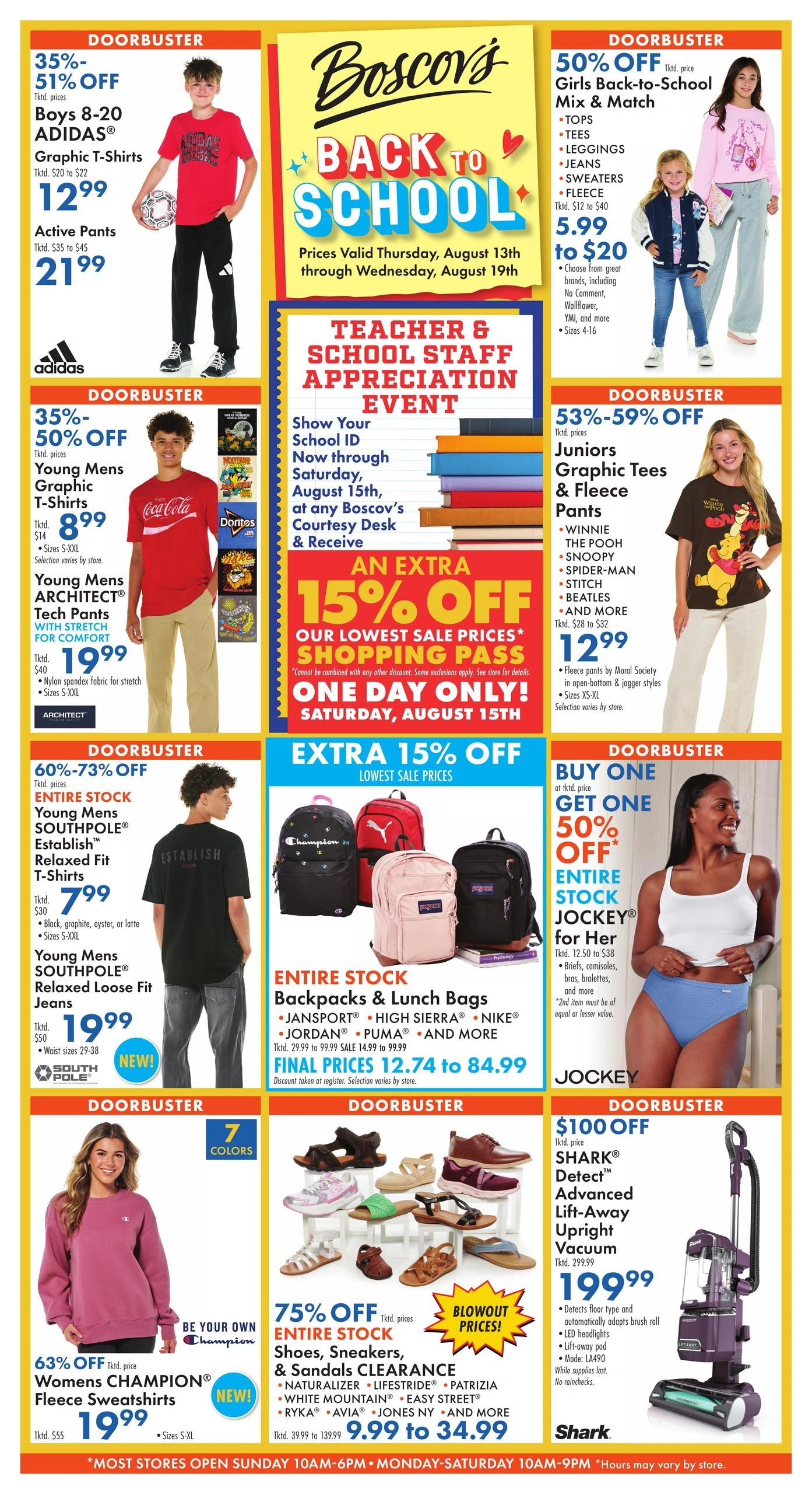 Boscov's flyer page 1