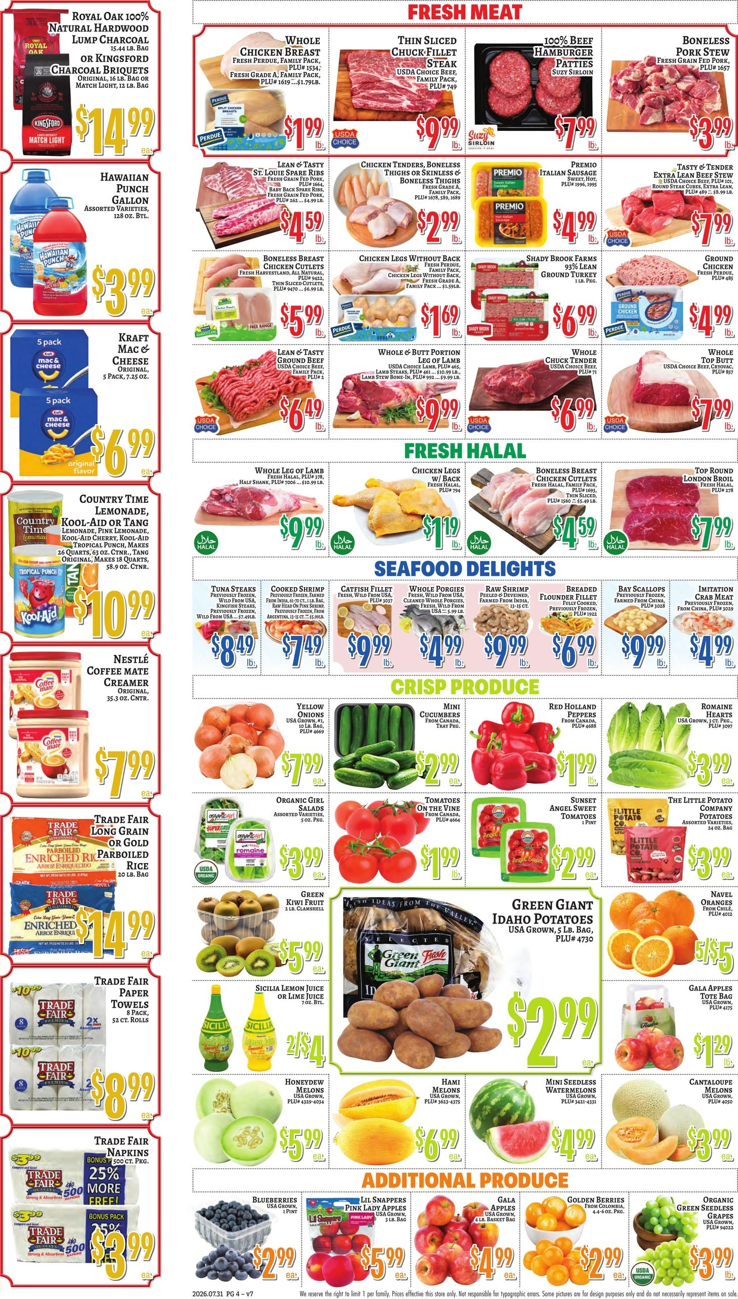 Trade Fair Supermarket flyer page 6