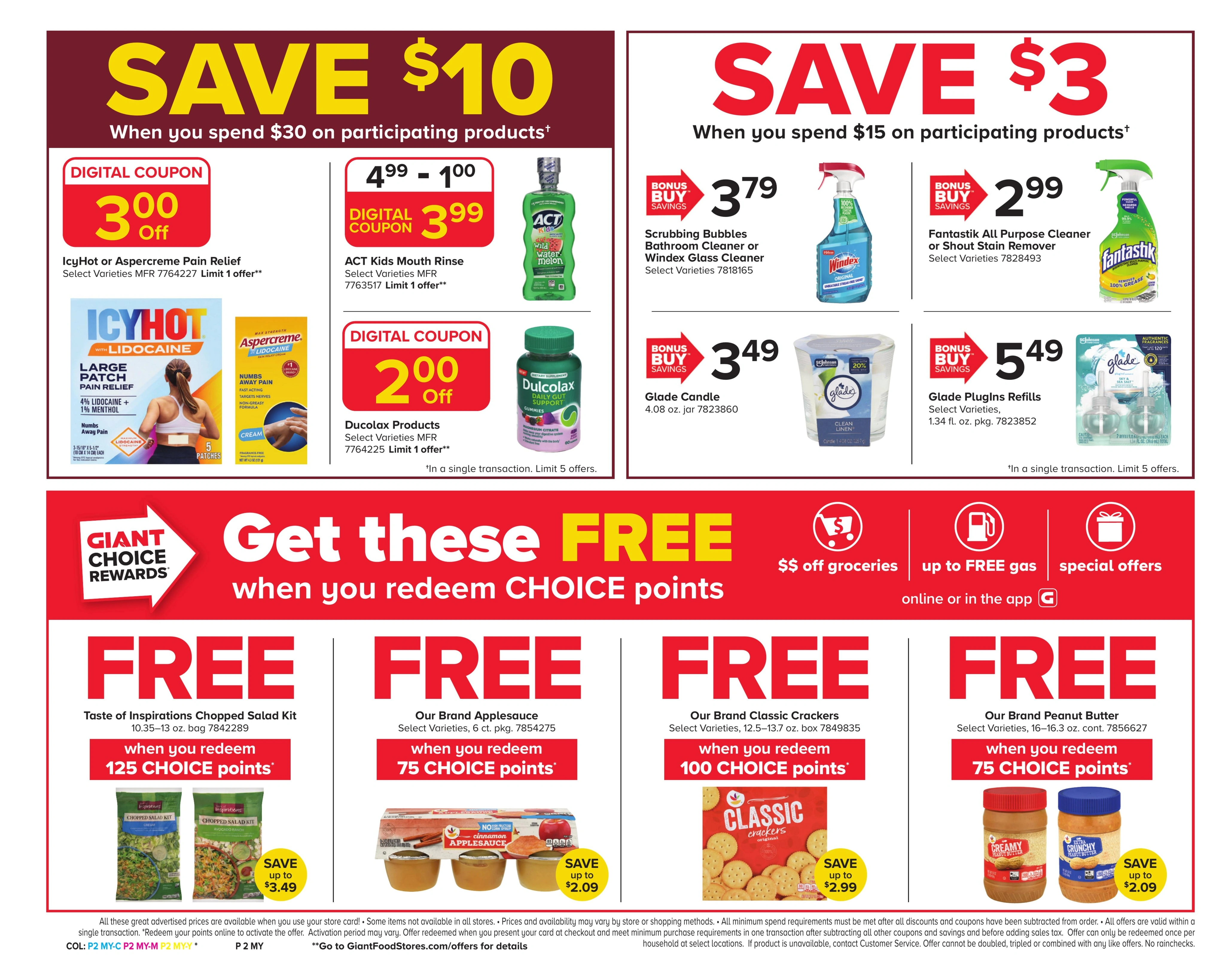 Giant Food Stores flyer page 2