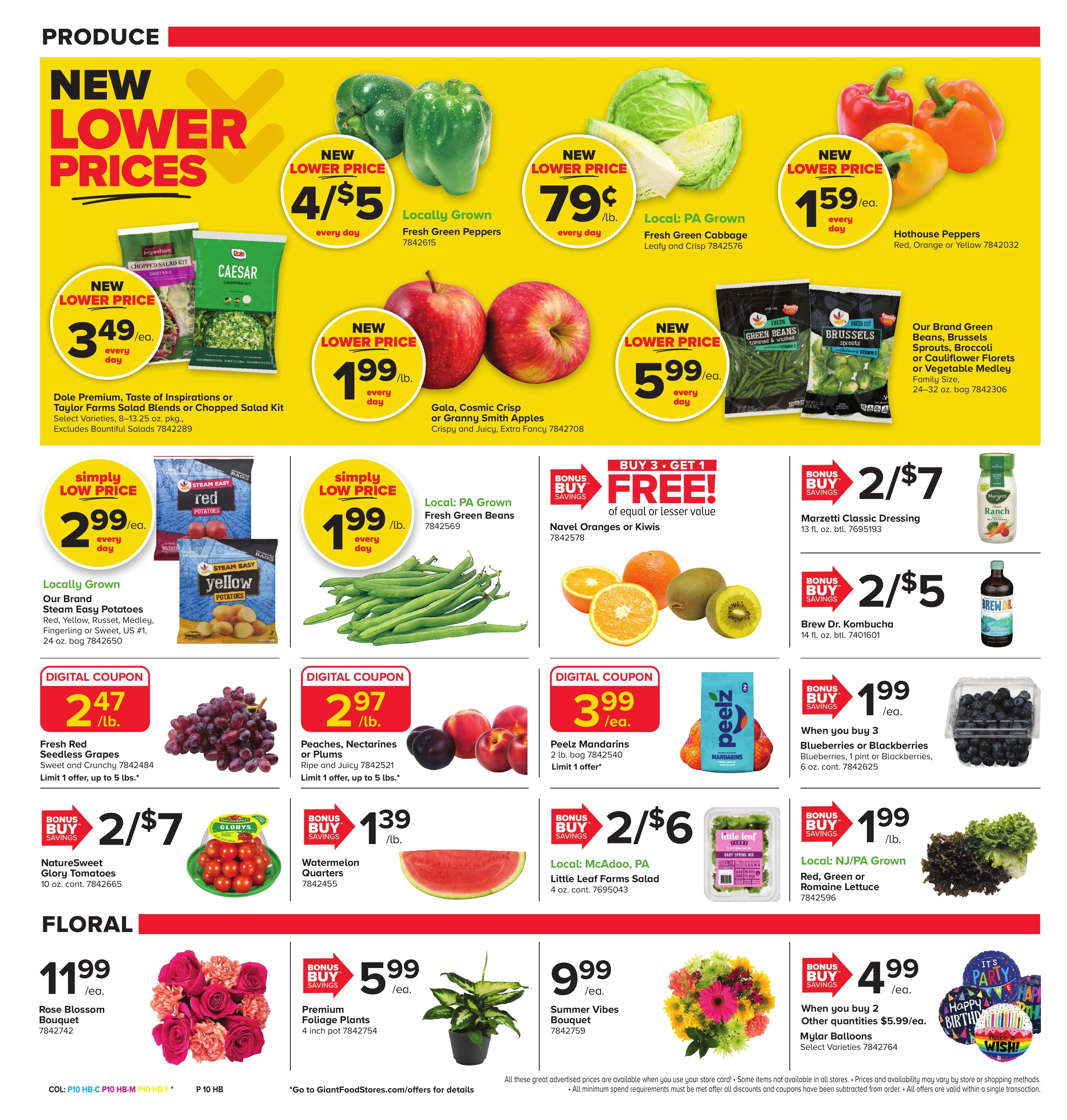 Giant Food Stores flyer page 8