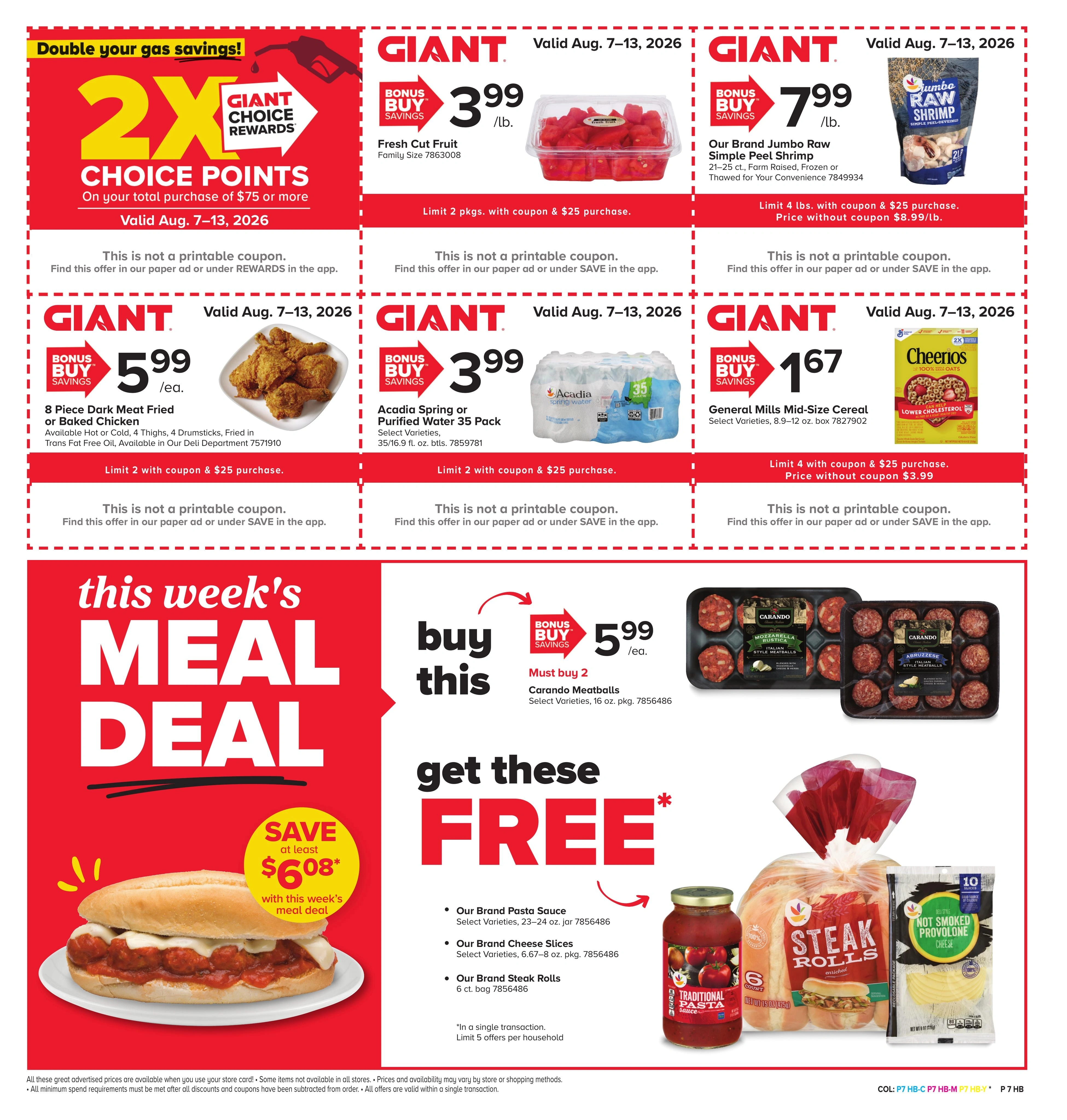 Giant Food Stores flyer page 5