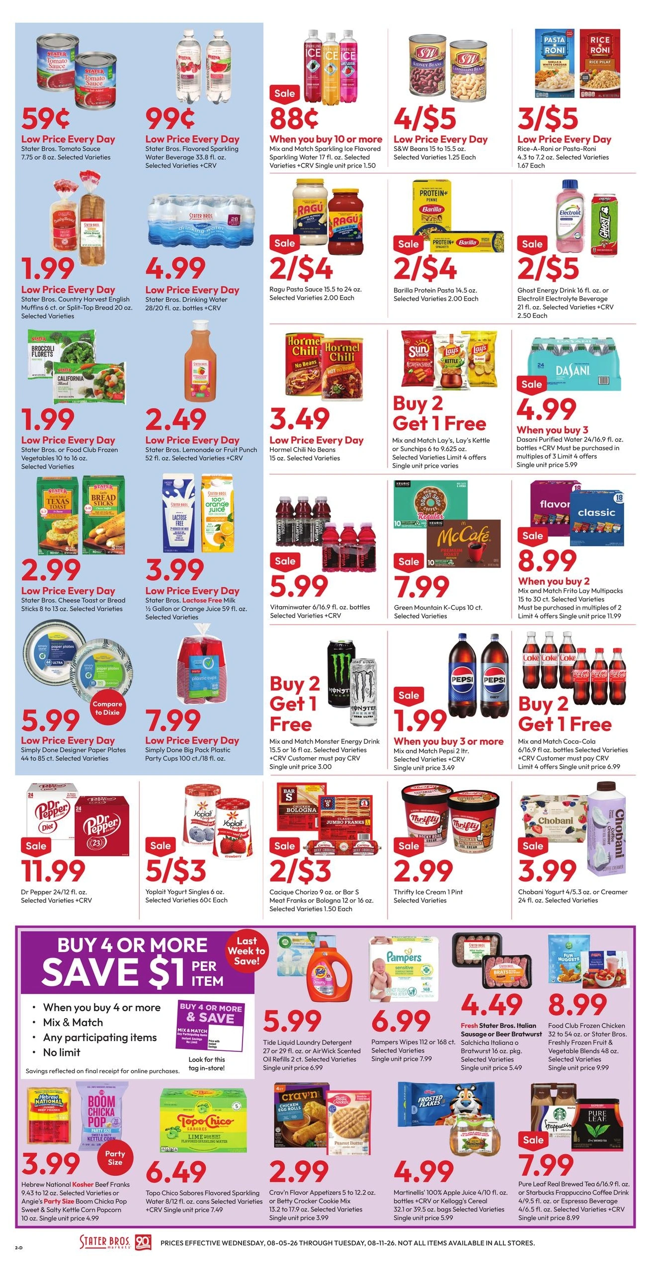 Stater Bros. Markets flyer page 2