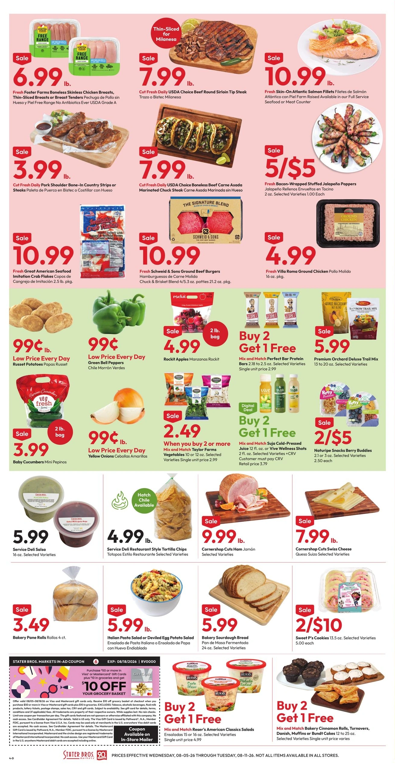 Stater Bros. Markets flyer page 4