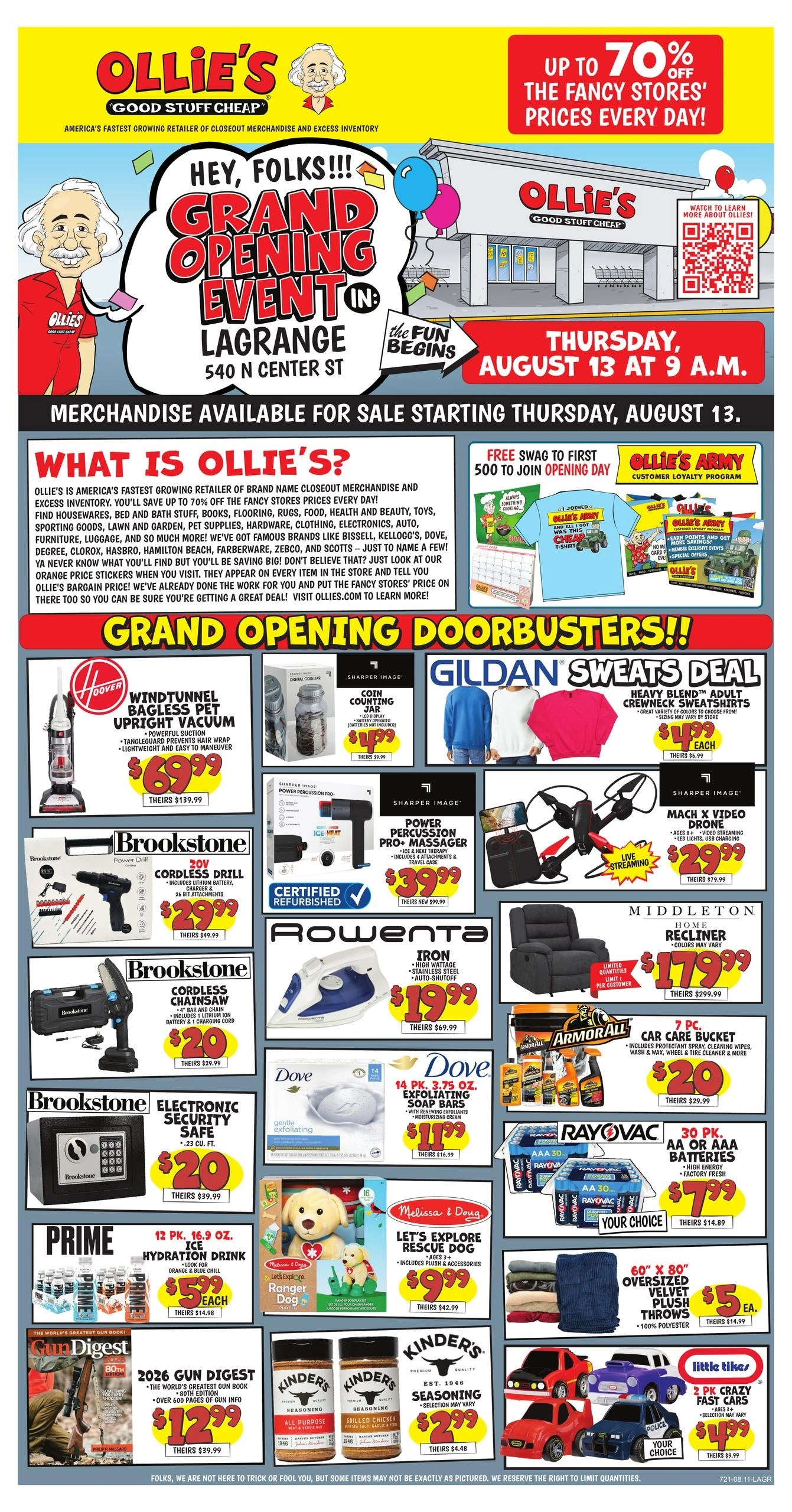 Ollie's Bargain Outlet flyer page 1