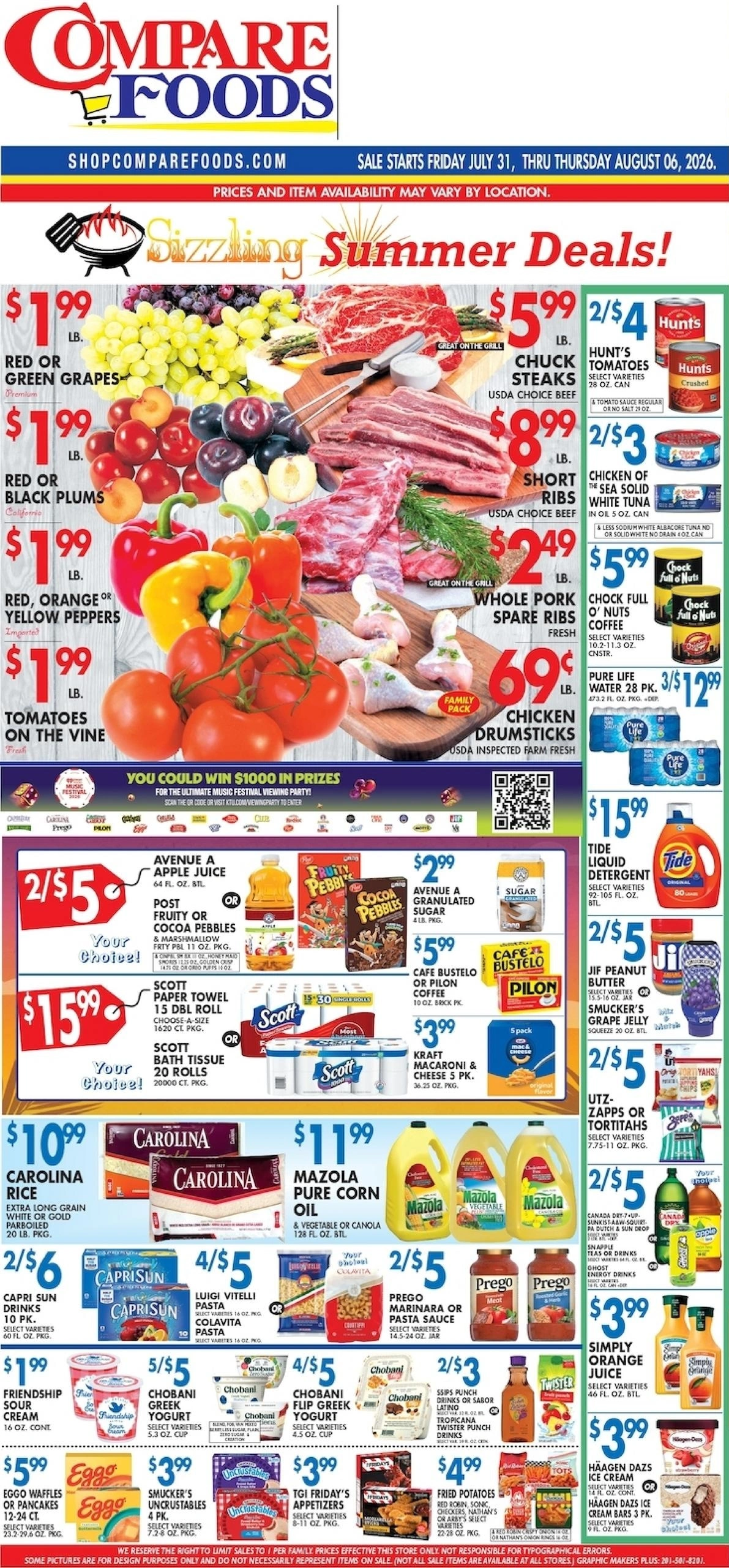Shop Compare Foods flyer page 1