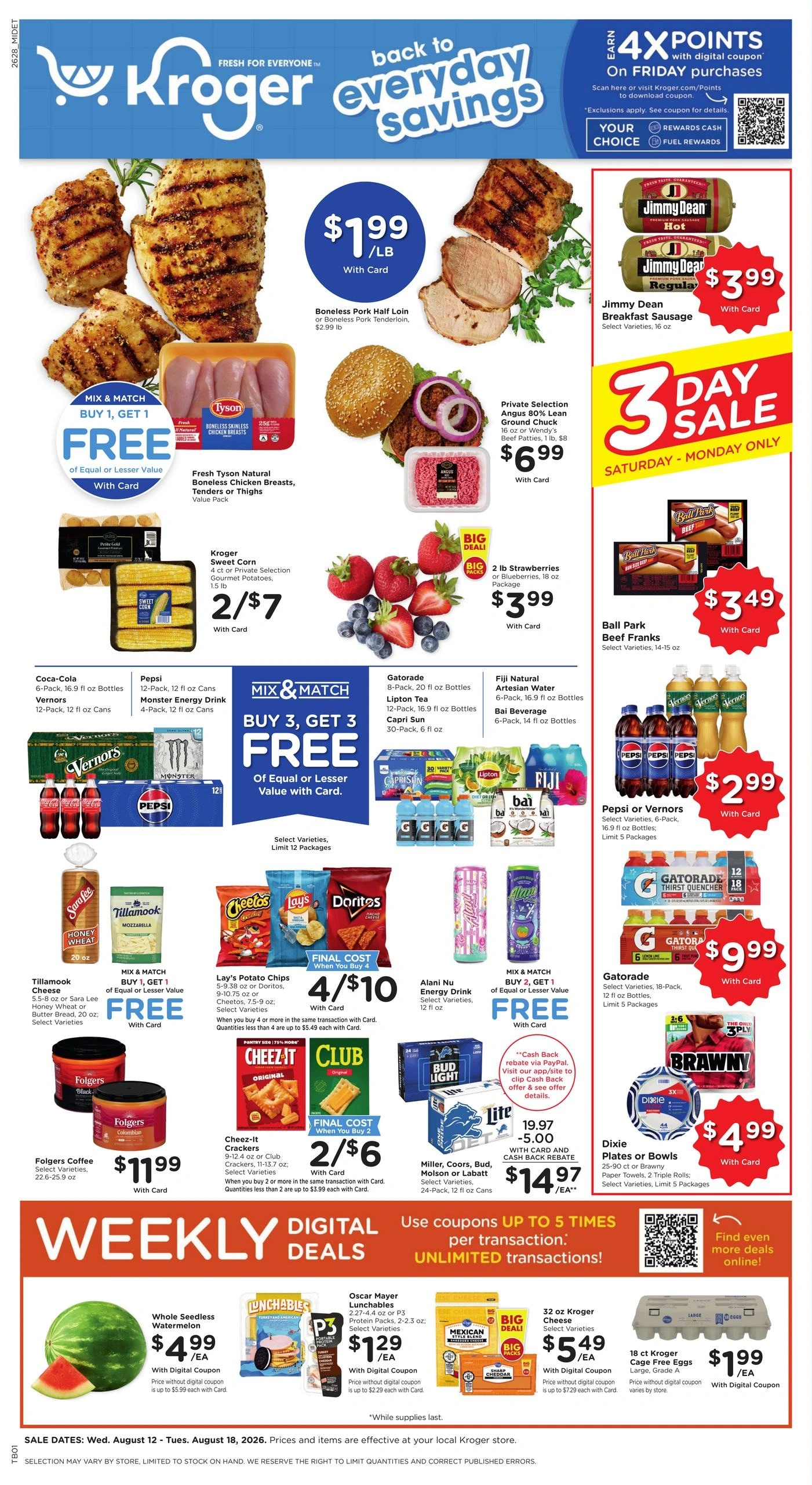 Kroger flyer page 1