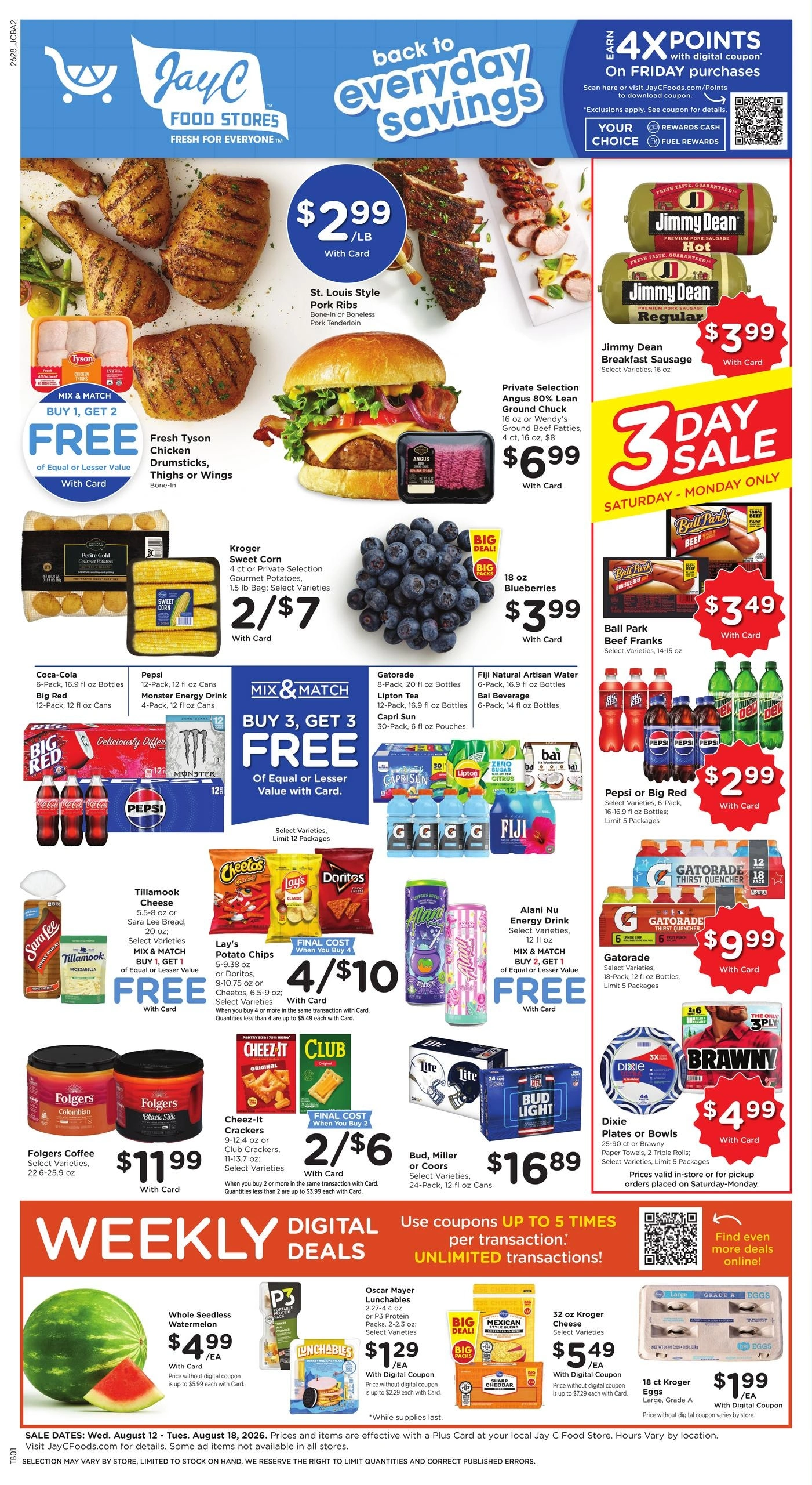 JayC Food Stores flyer page 1