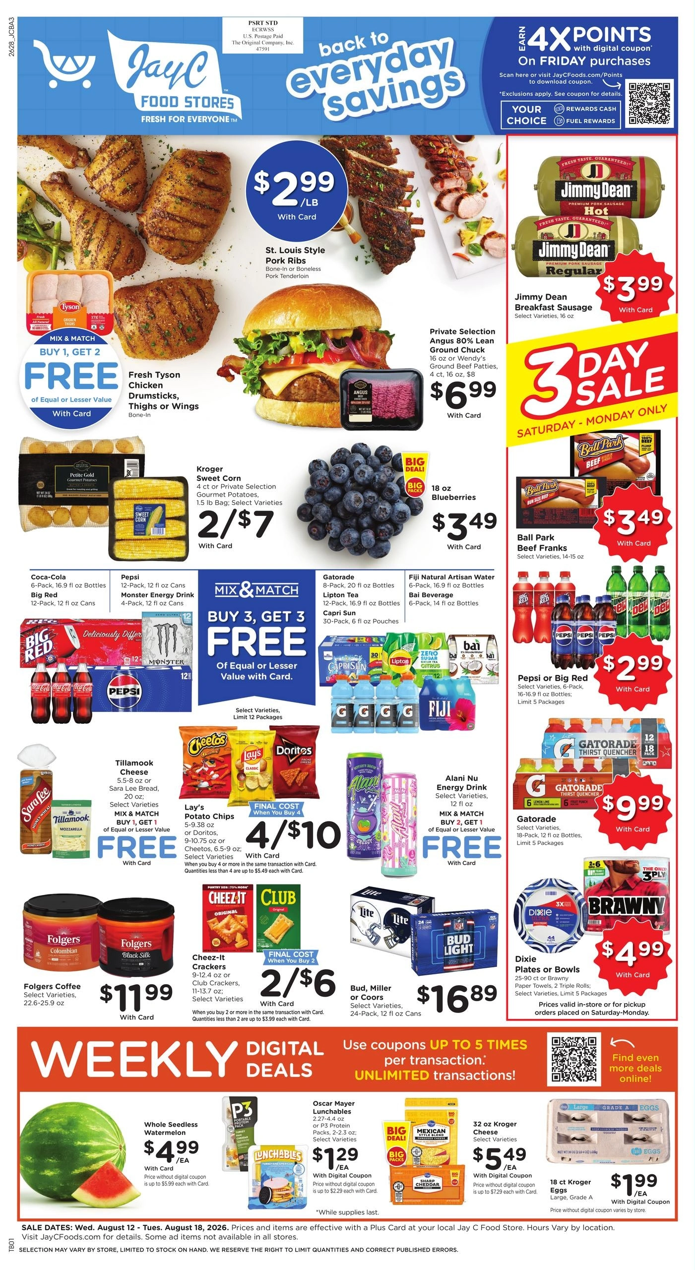 JayC Food Stores flyer page 1