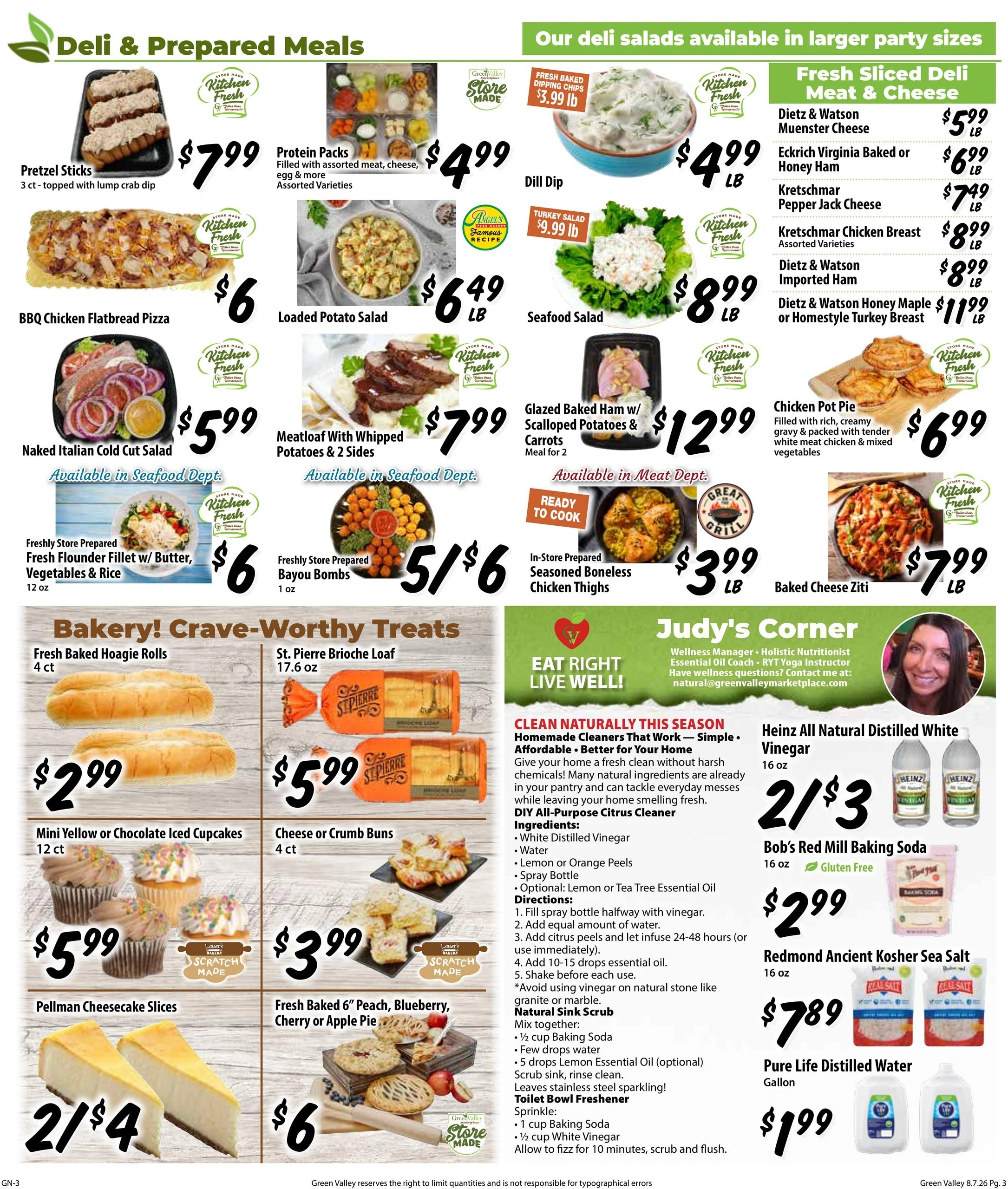Green Valley Marketplace flyer page 3