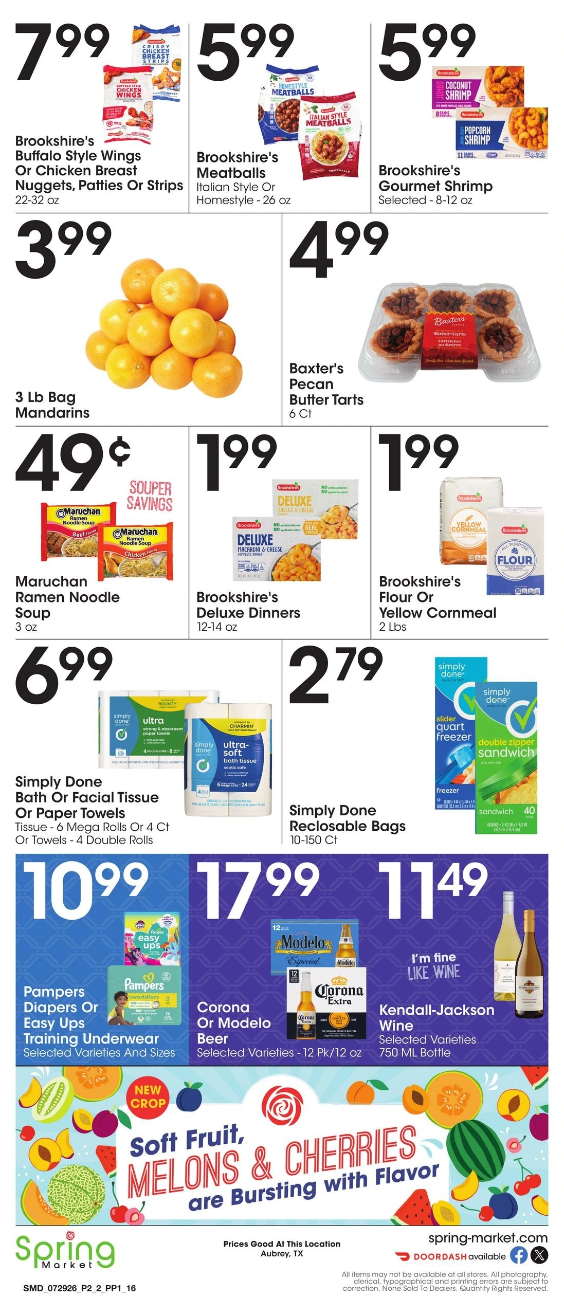 Spring Market flyer page 2