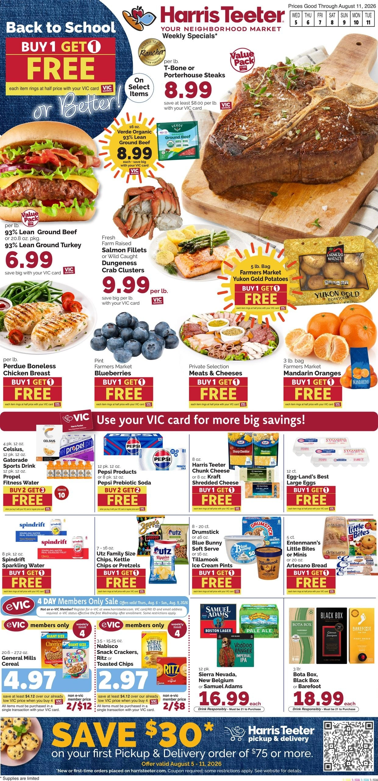 Harris Teeter flyer page 1