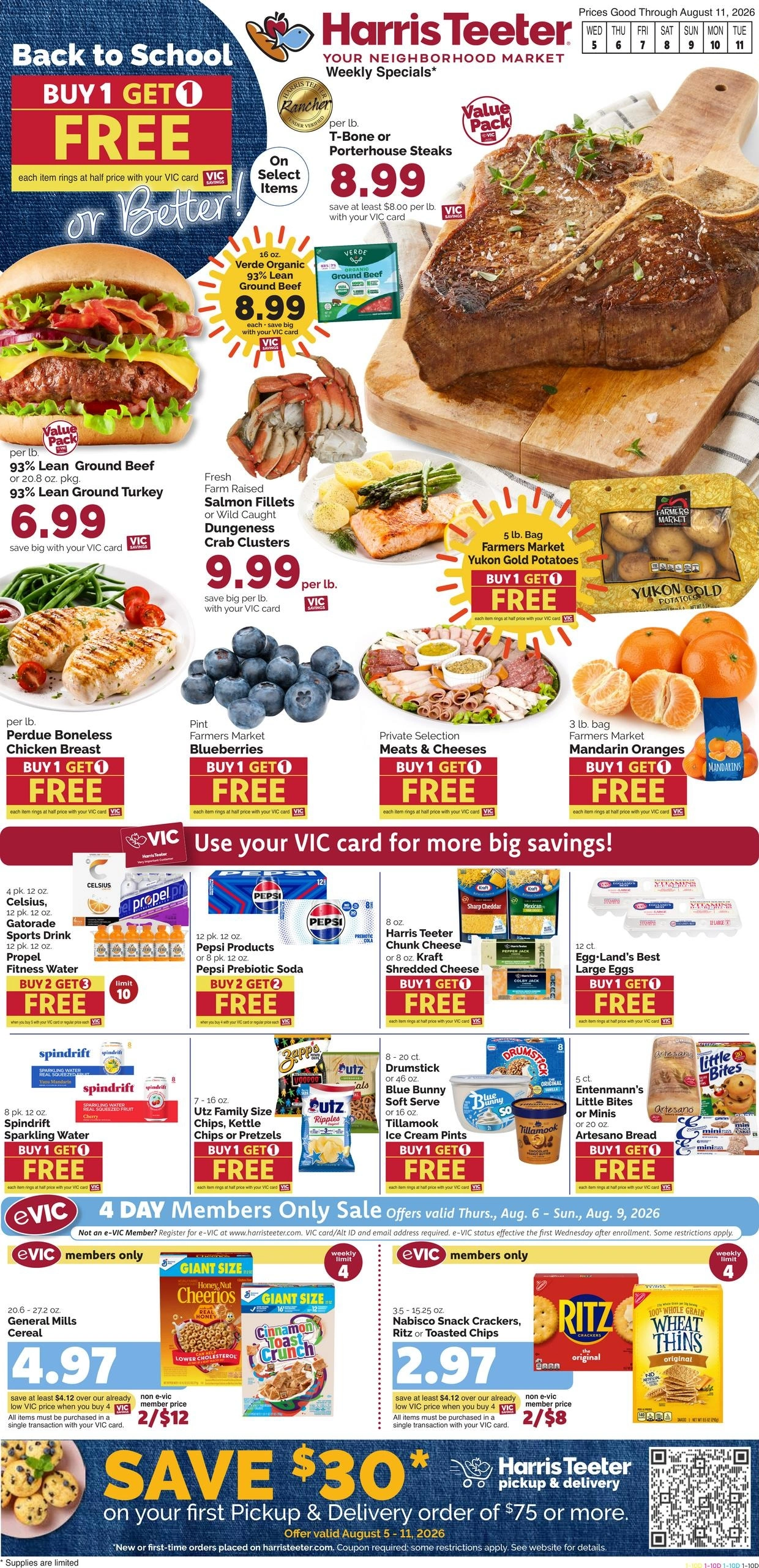 Harris Teeter flyer page 1