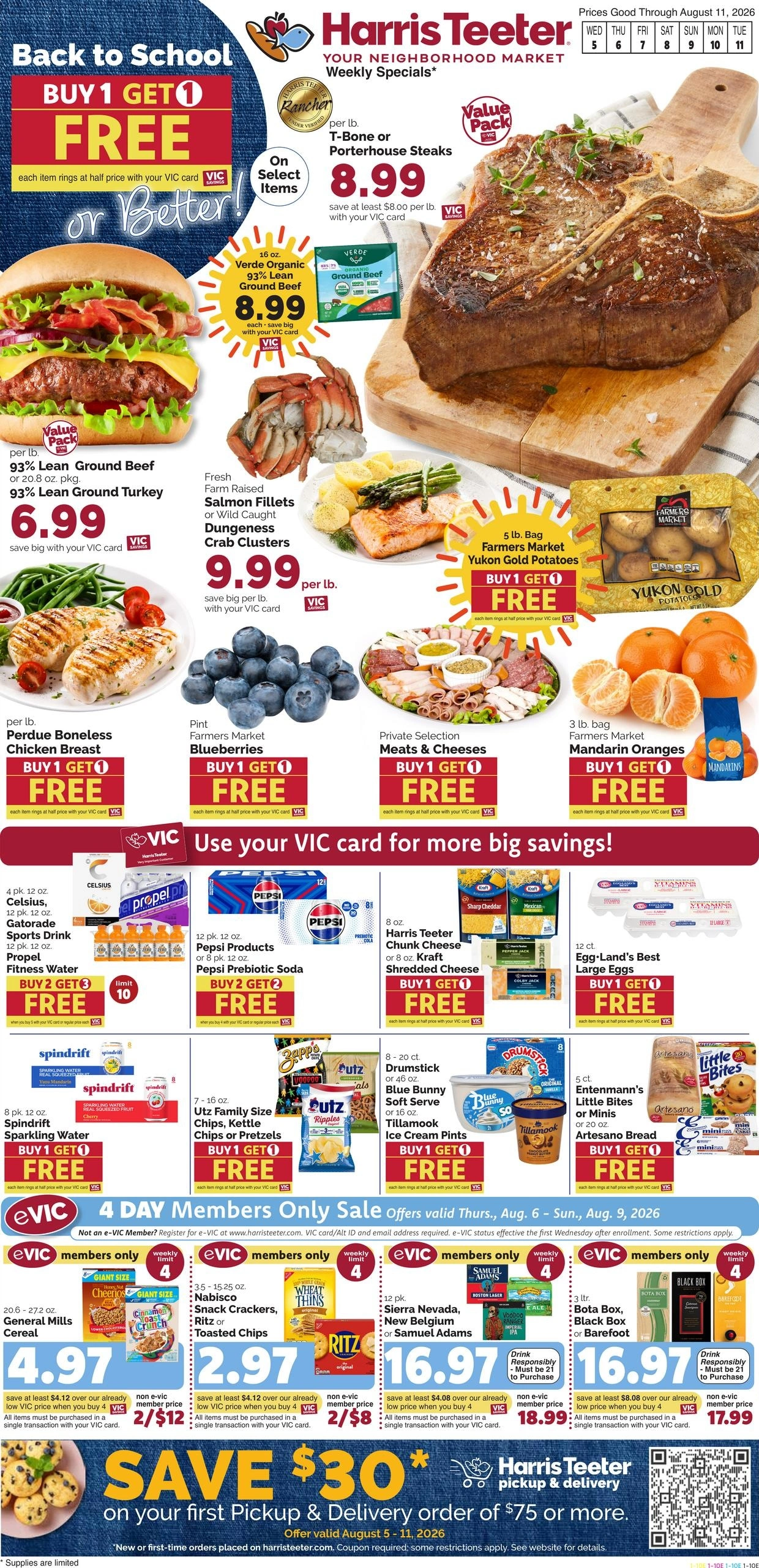 Harris Teeter flyer page 1