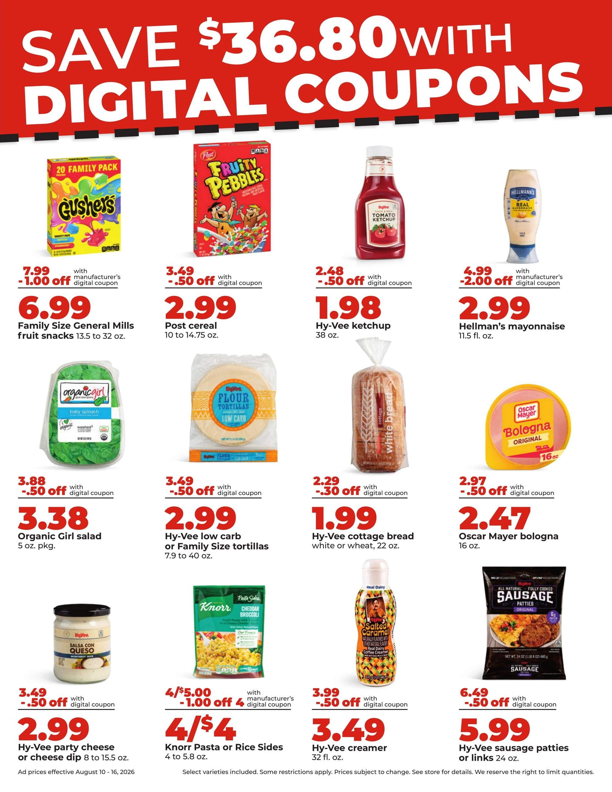 Hy-Vee flyer page 8