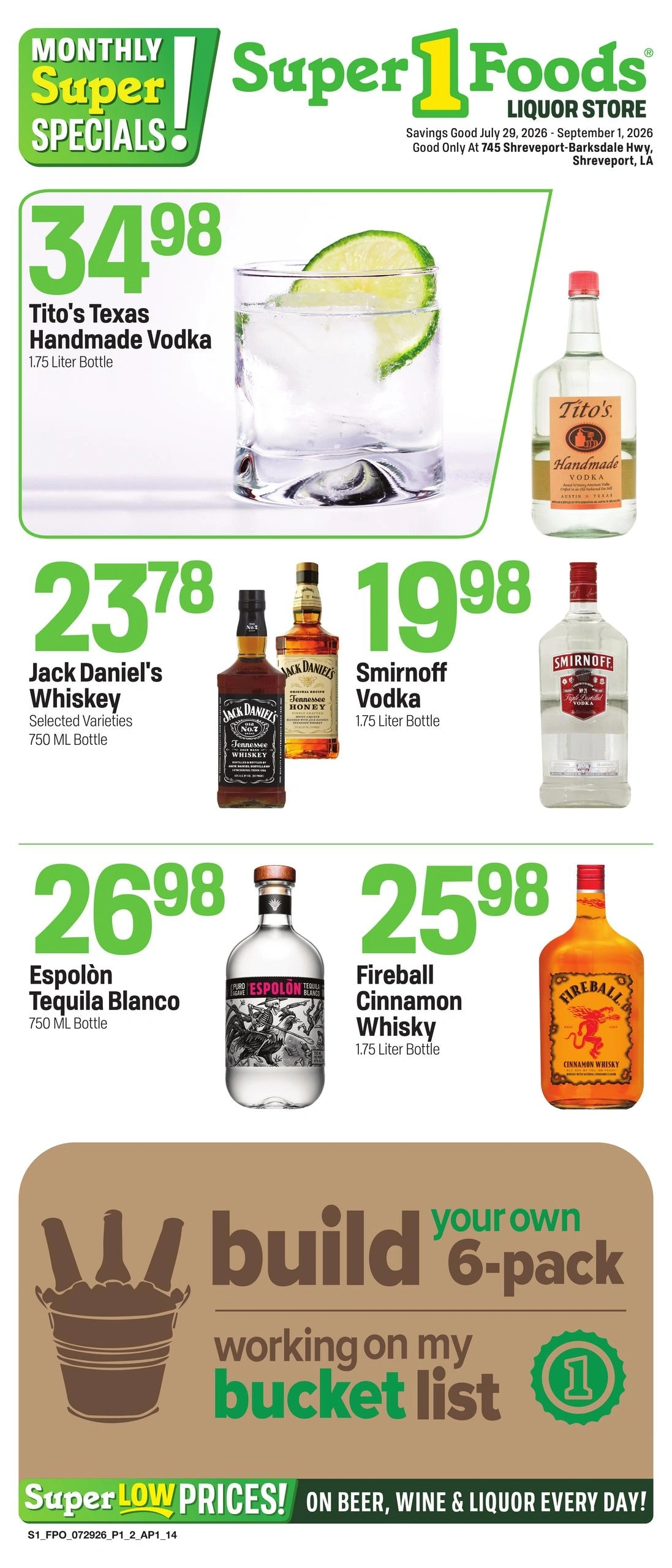 Super 1 Foods & Discount Pharmacy flyer page 1