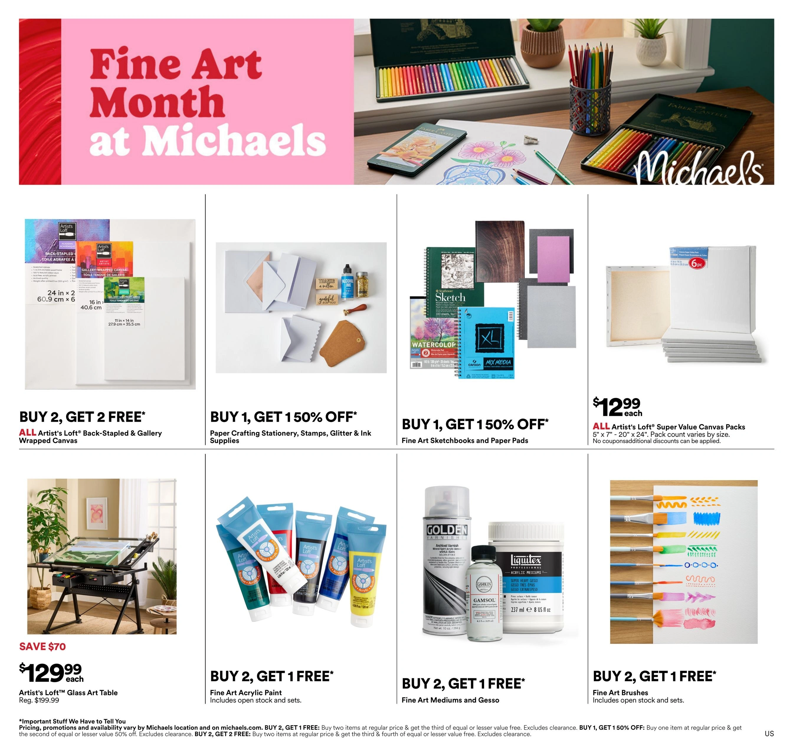 Michaels USA flyer page 2