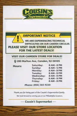 Cousin's Supermarkets Indexed Bi-Weekly