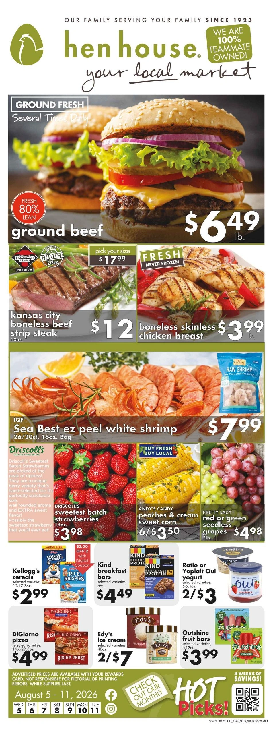 Hen House flyer page 1