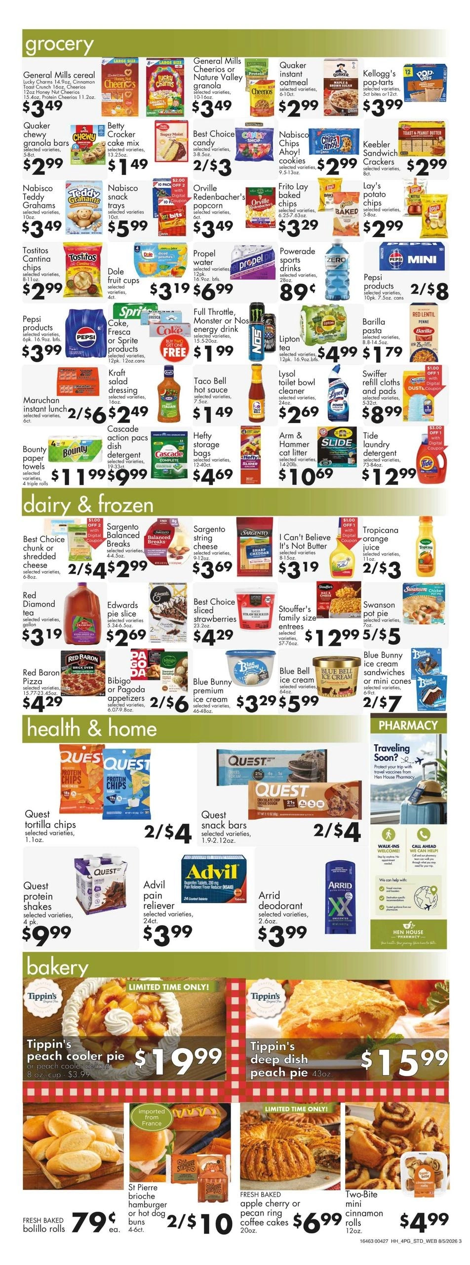 Hen House flyer page 3