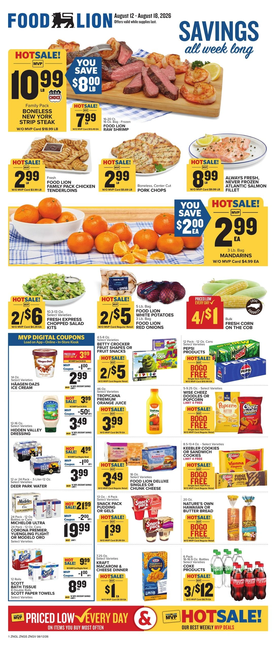 Food Lion flyer page 1